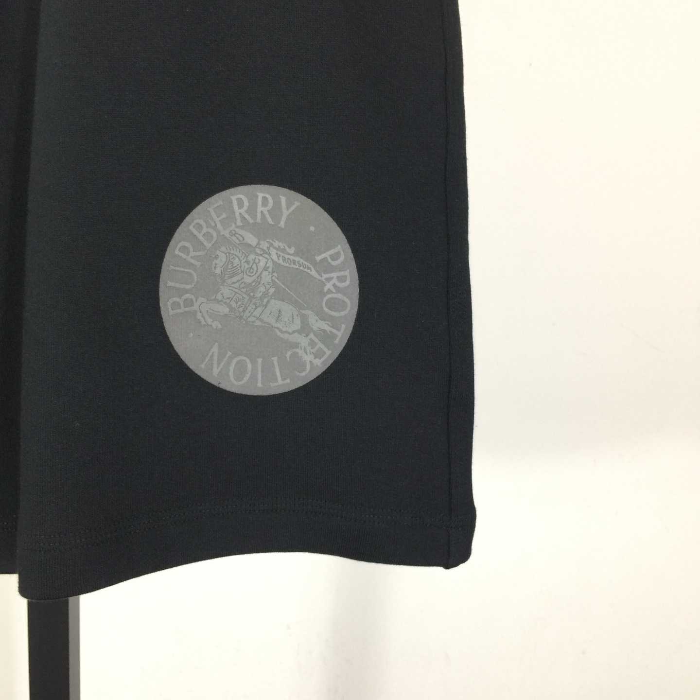 Burberry EKD Badge Cotton Shorts - DesignerGu