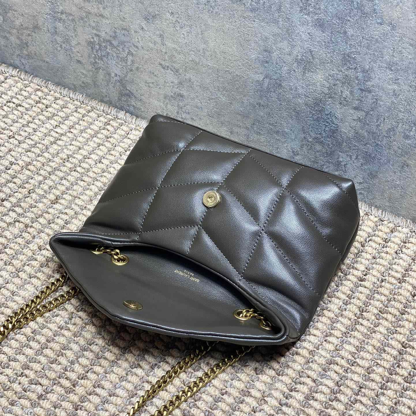 Saint Laurent Toy Puffer In Nappa Leather - DesignerGu