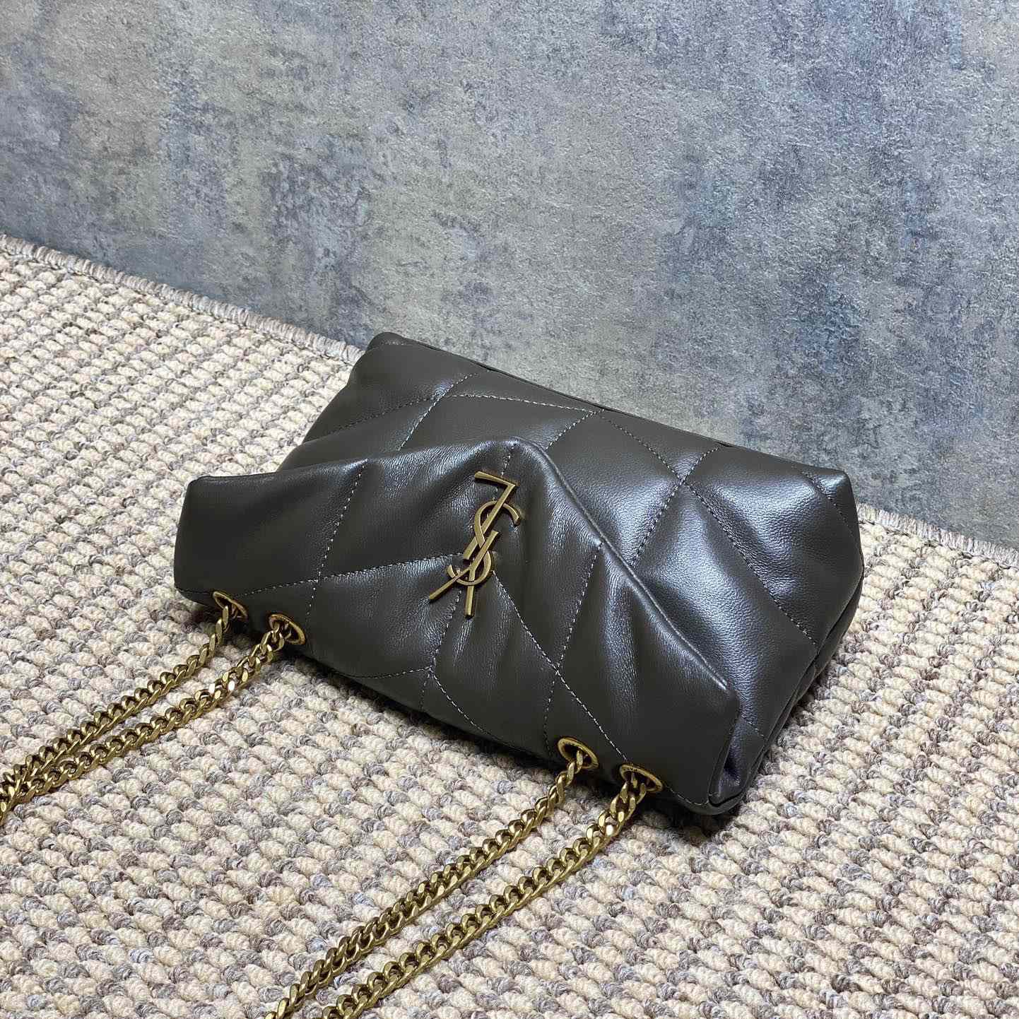 Saint Laurent Toy Puffer In Nappa Leather - DesignerGu