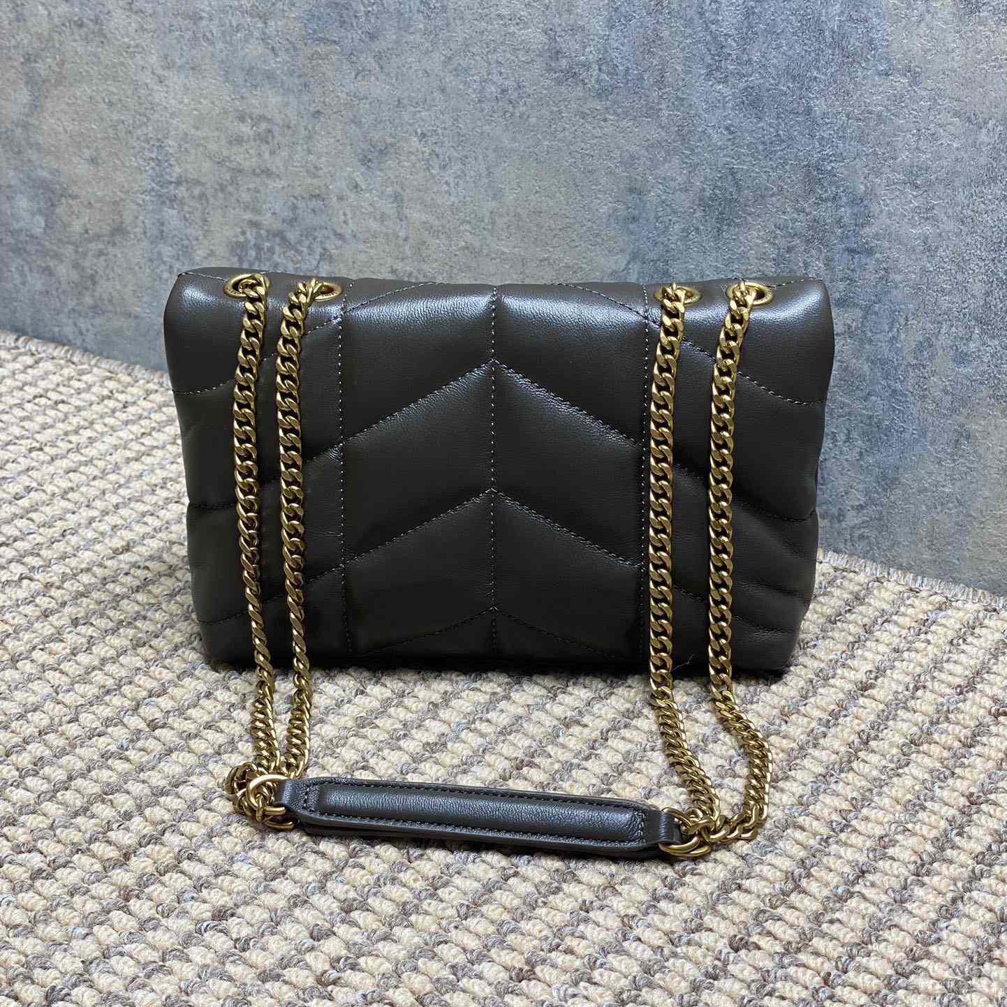 Saint Laurent Toy Puffer In Nappa Leather - DesignerGu