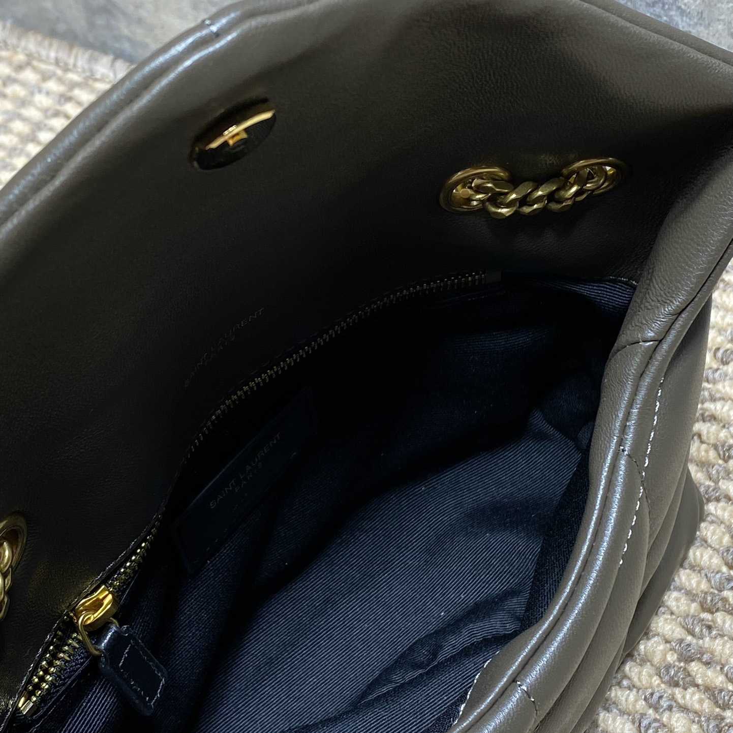 Saint Laurent Toy Puffer In Nappa Leather - DesignerGu