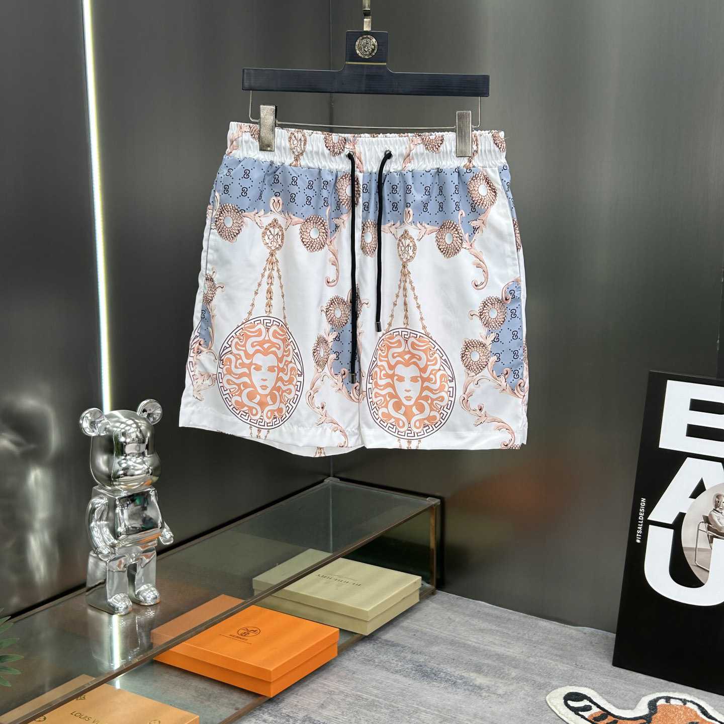 Versace Silk Shorts - DesignerGu