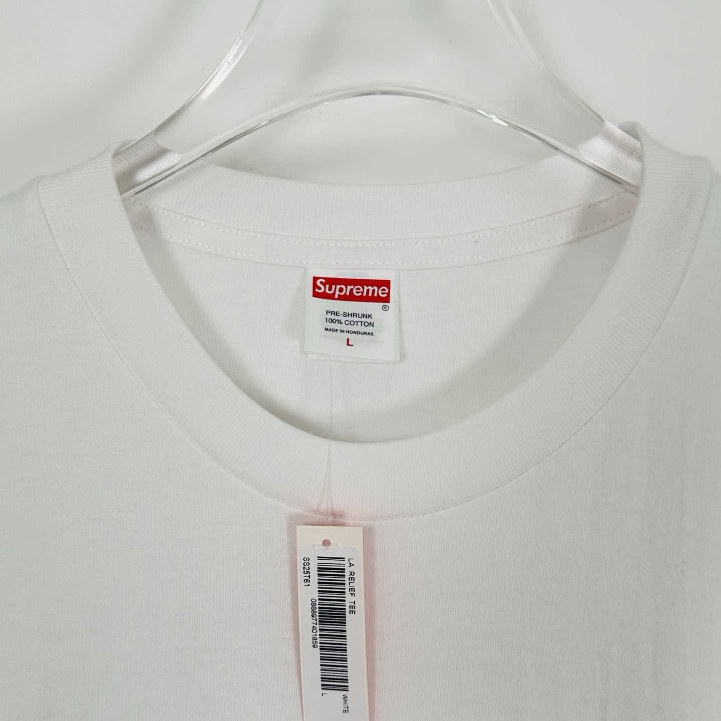 Supreme Los Angeles Fire Relief Box Logo Tee - DesignerGu