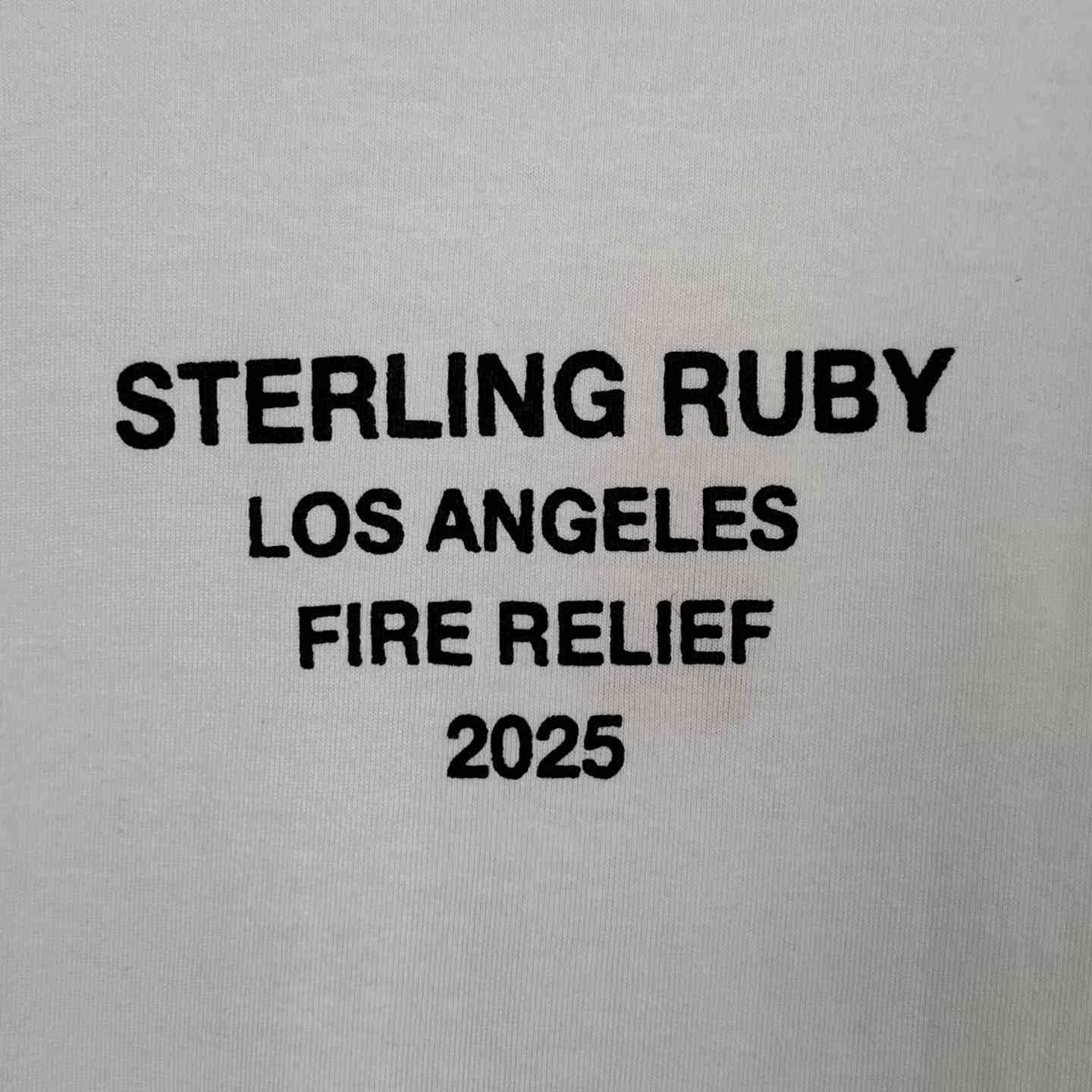 Supreme Los Angeles Fire Relief Box Logo Tee - DesignerGu