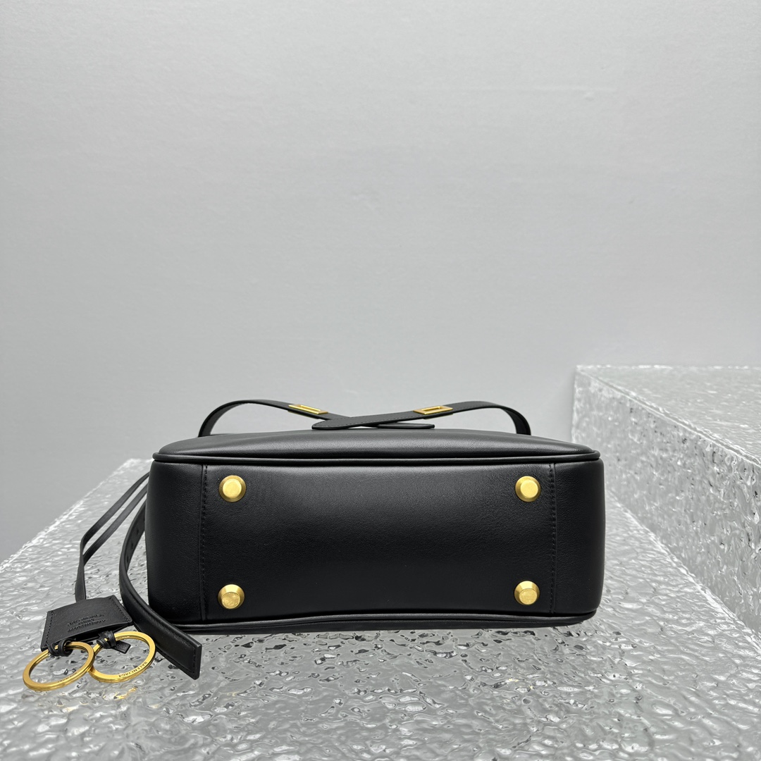 Balenciaga Bel Air Hobo Bag Small In Black - DesignerGu