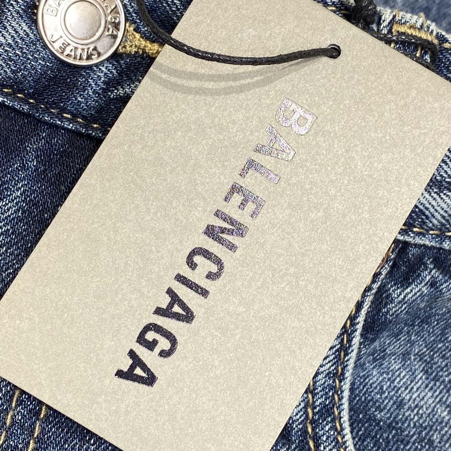 Balenciaga Flared Cargo Pants In Dark Blue - DesignerGu