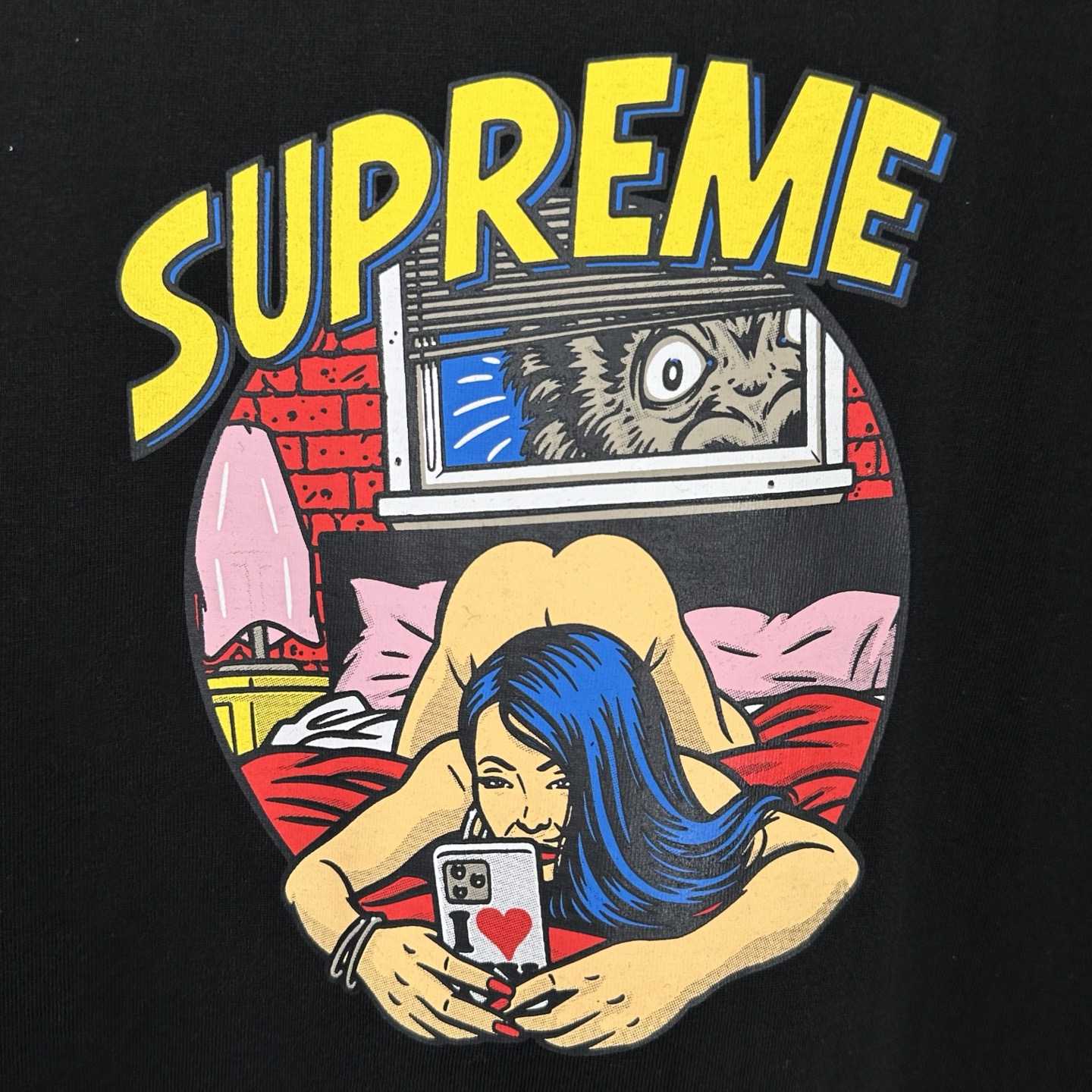 Supreme Bedroom Tee 'Black' - DesignerGu