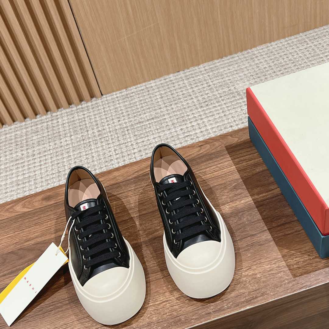 Marni Pablo Leather Sneakers  - DesignerGu