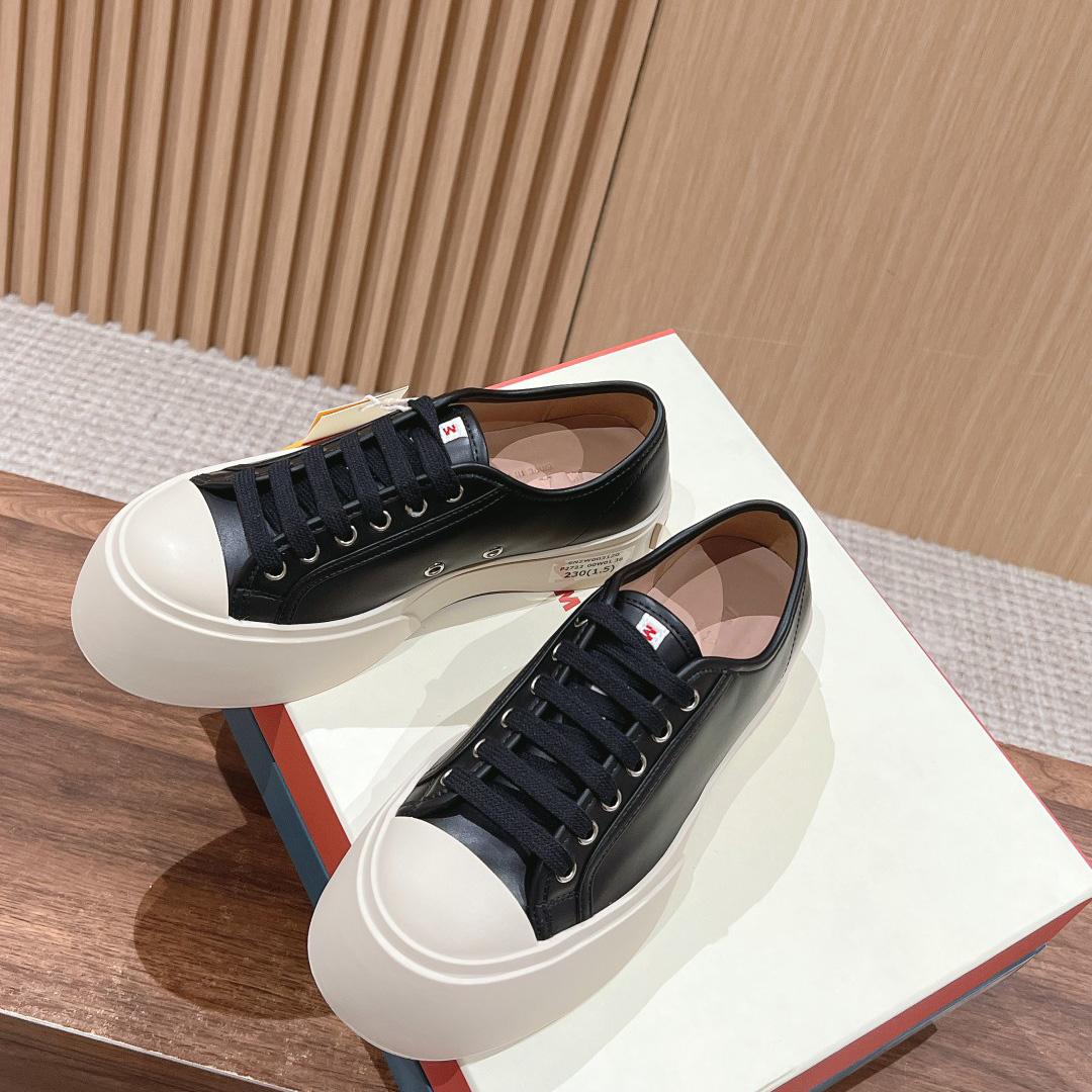 Marni Pablo Leather Sneakers  - DesignerGu