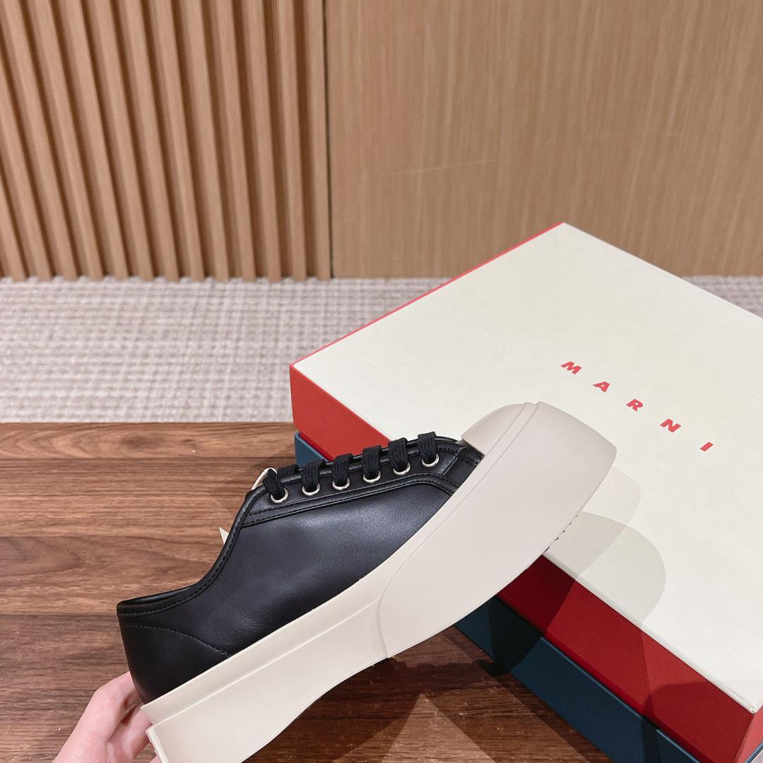Marni Pablo Leather Sneakers  - DesignerGu