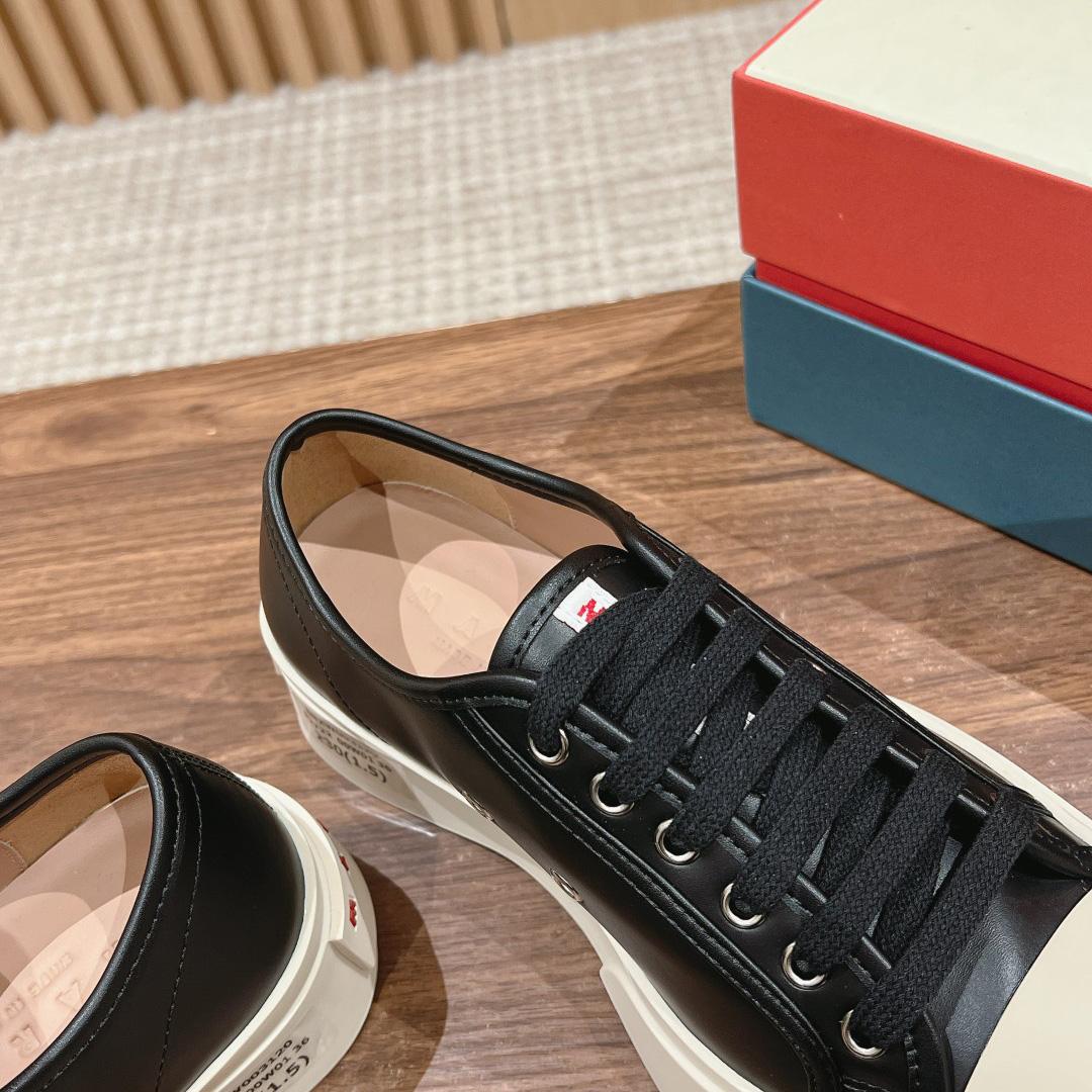 Marni Pablo Leather Sneakers  - DesignerGu