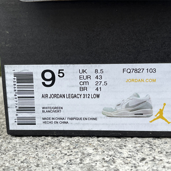 Jordan Legacy 312 Low   FQ7827-103 - DesignerGu