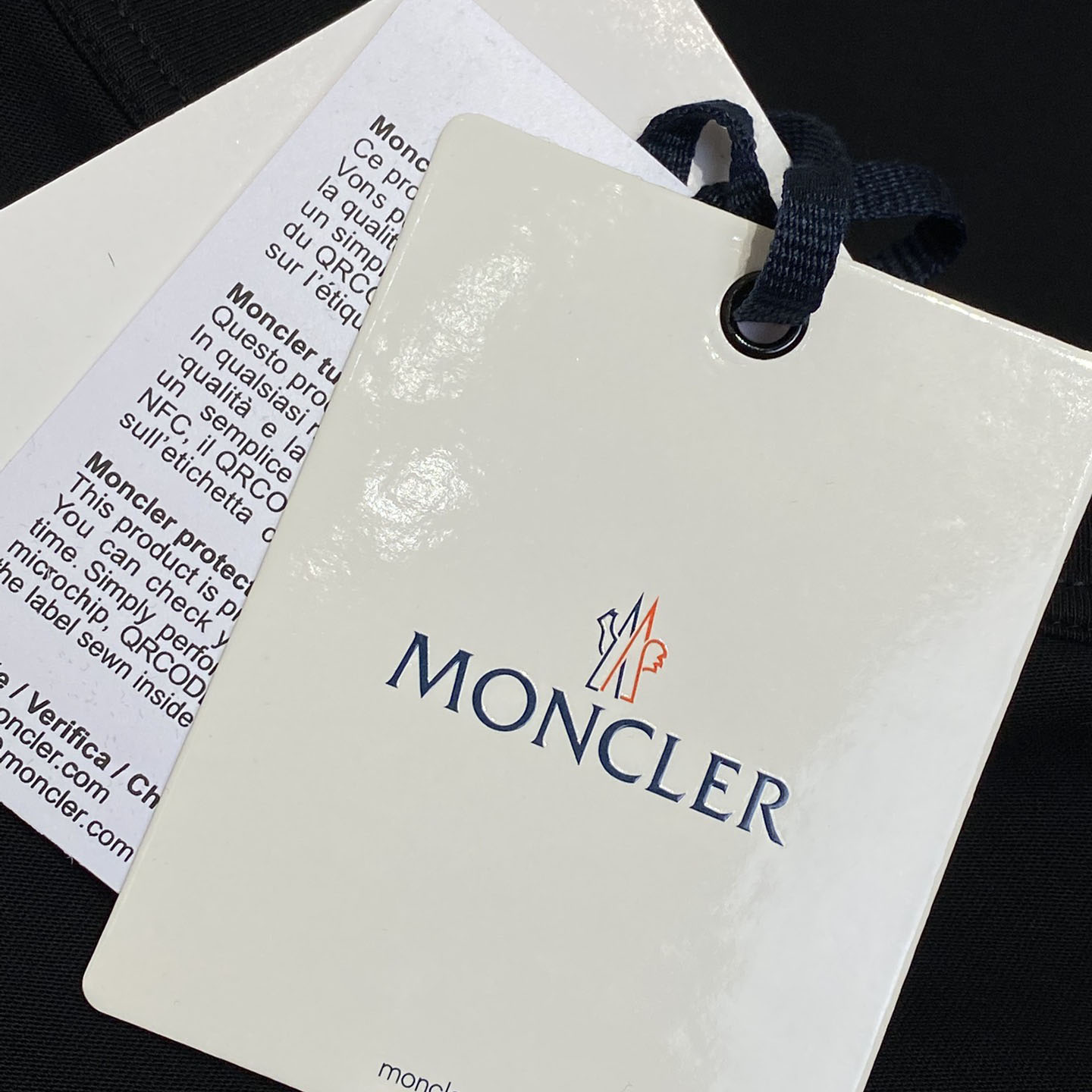 Moncler Monogram Cotton T-shirt With Pocket - DesignerGu