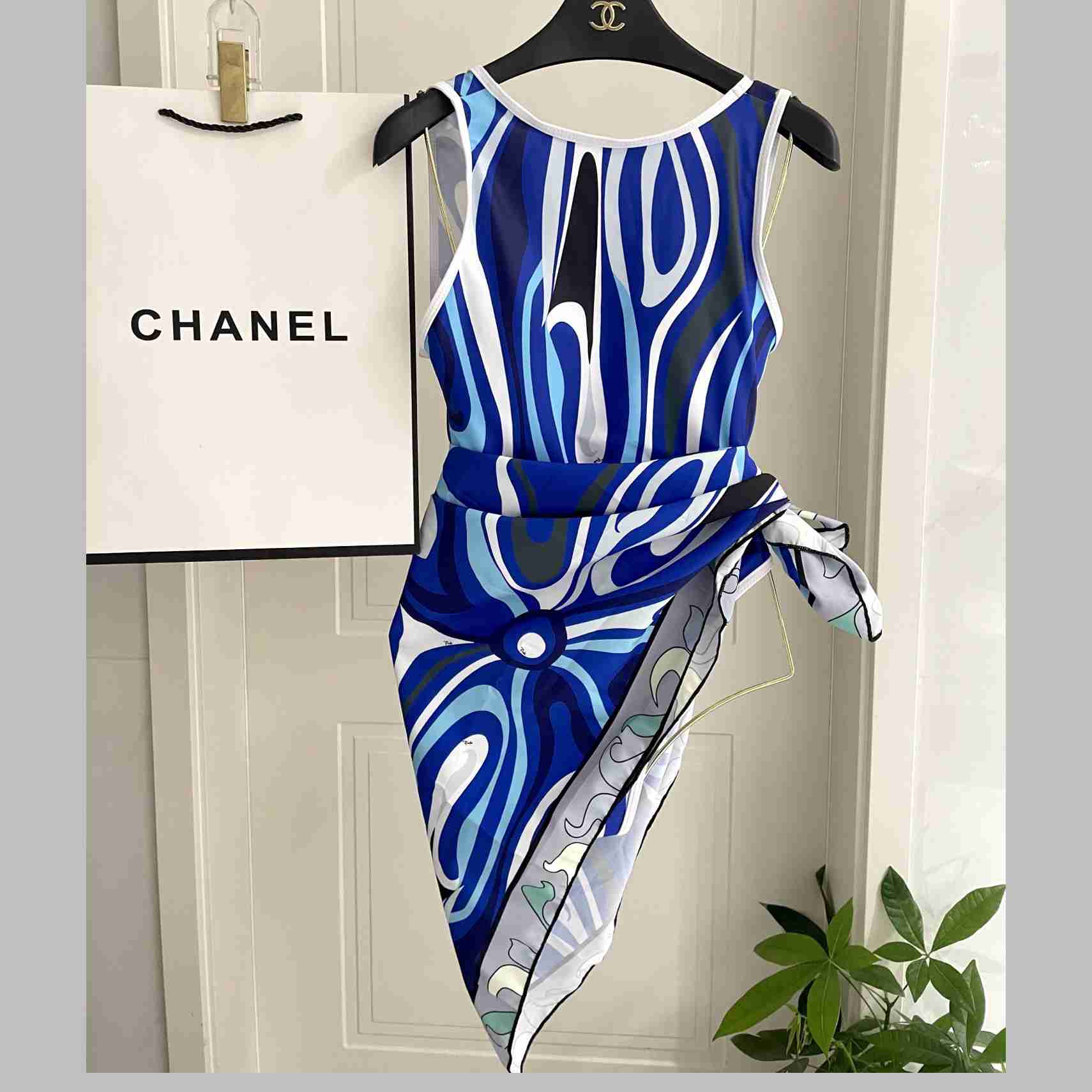 Pucci Iride-Print Swimsuit  - DesignerGu