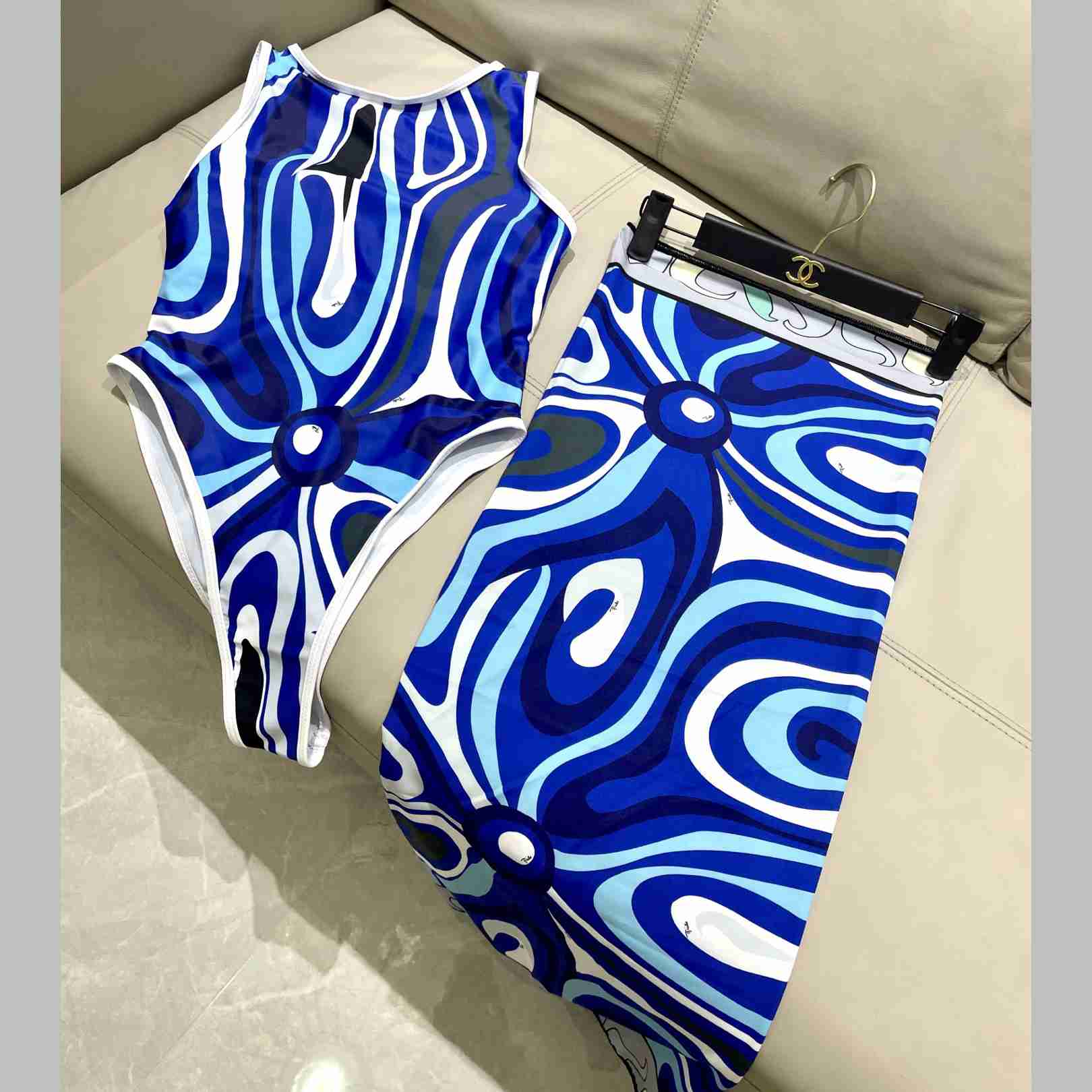 Pucci Iride-Print Swimsuit  - DesignerGu