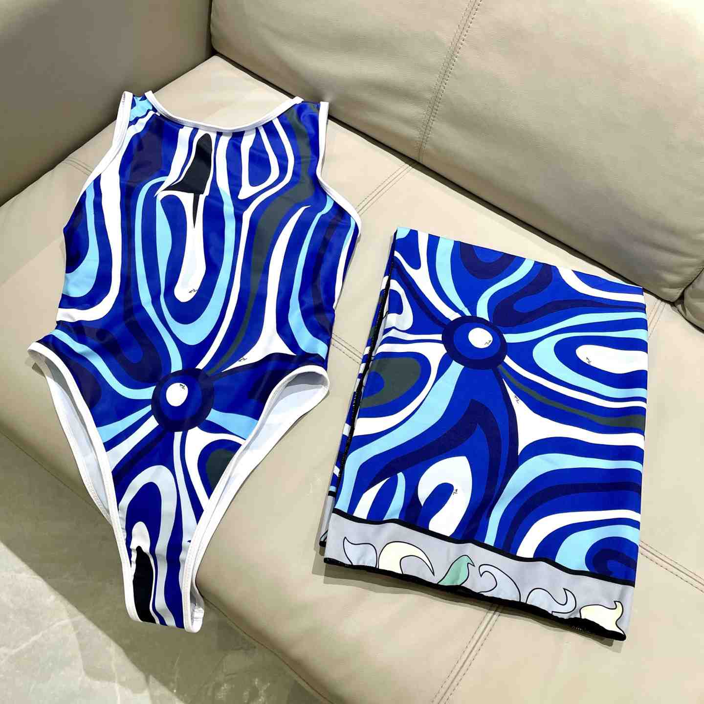 Pucci Iride-Print Swimsuit  - DesignerGu