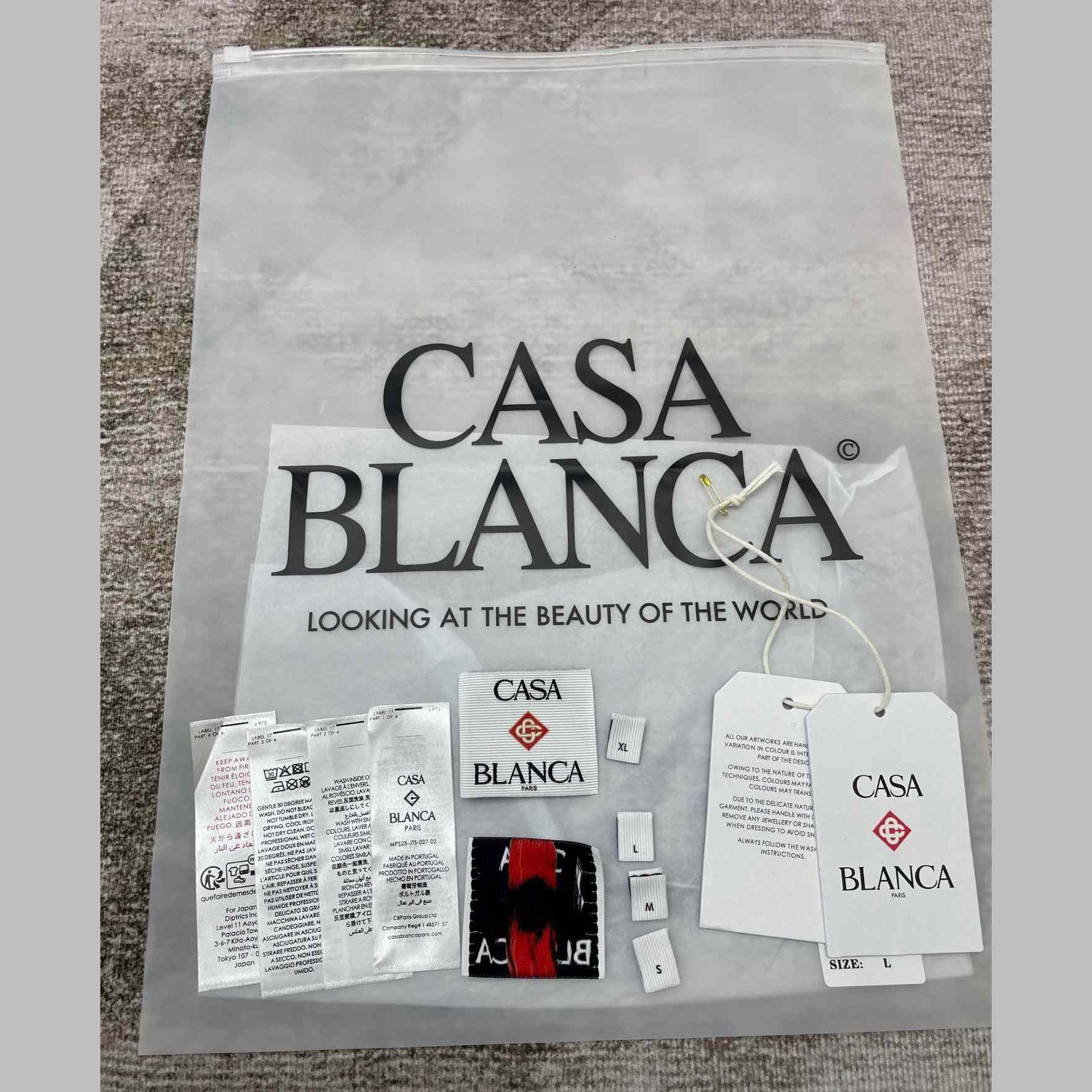 Casablanca Diamond Column Printed T-Shirt   C953 - DesignerGu