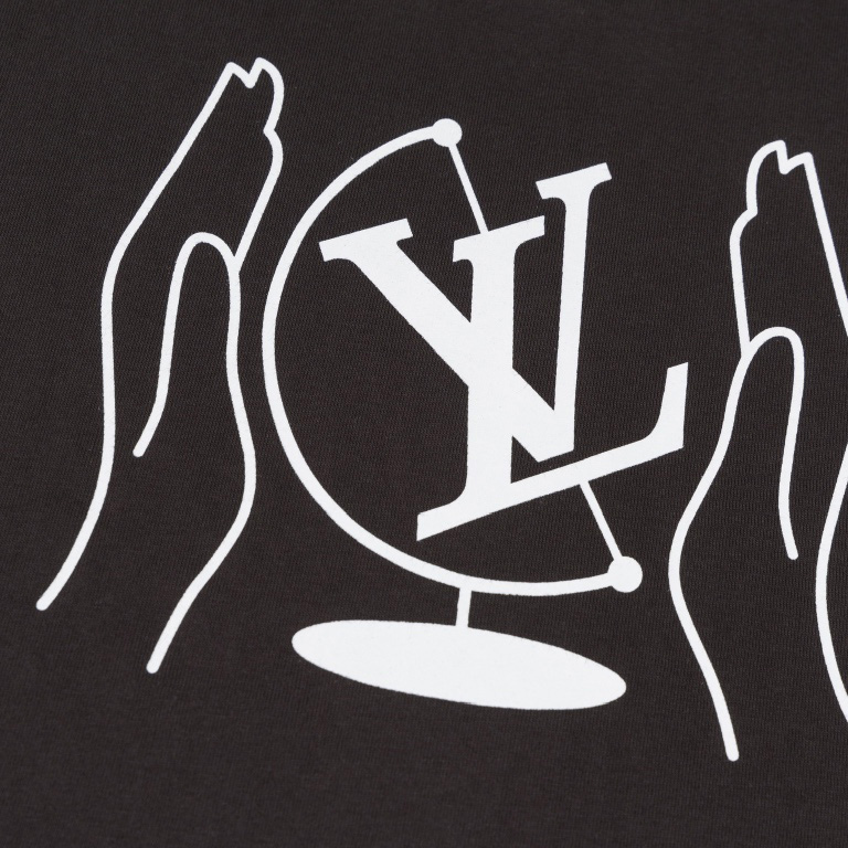 Louis Vuitton Washed Printed Cotton T-Shirt - DesignerGu