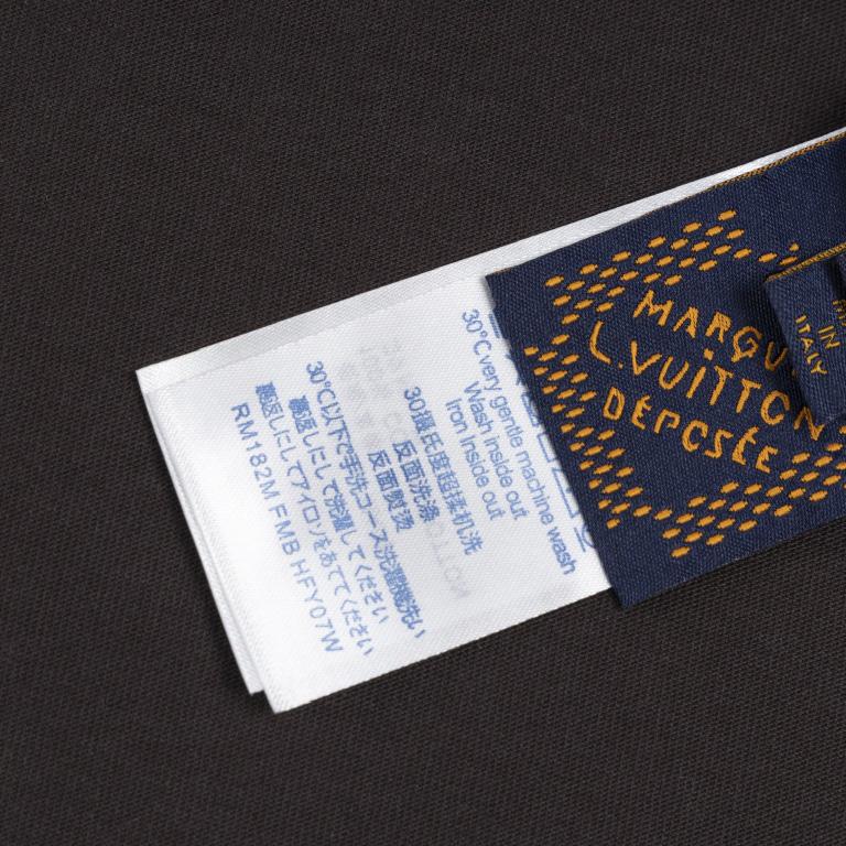 Louis Vuitton Washed Printed Cotton T-Shirt - DesignerGu