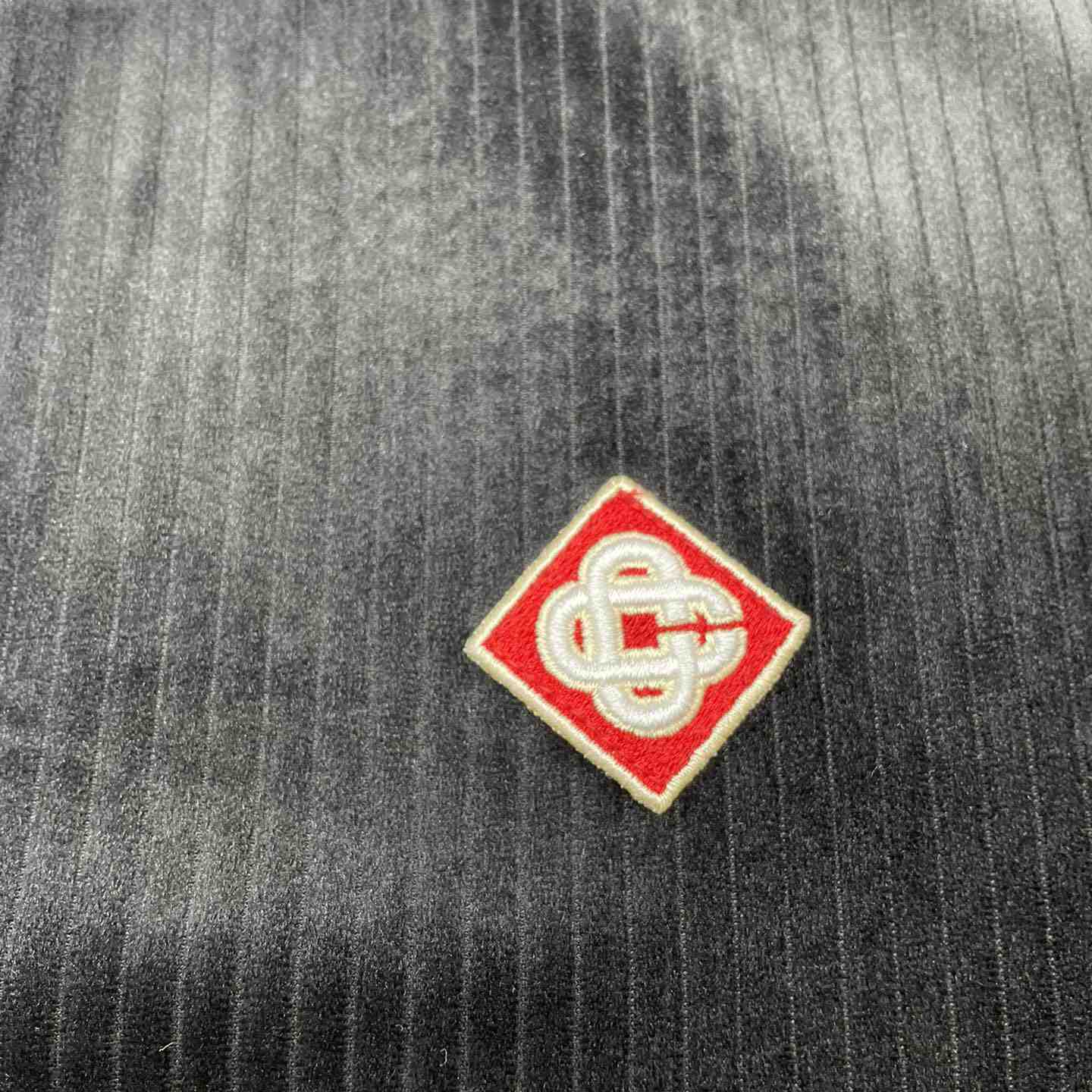 Casablanca Rib Velour Polo Shirt   c878 - DesignerGu