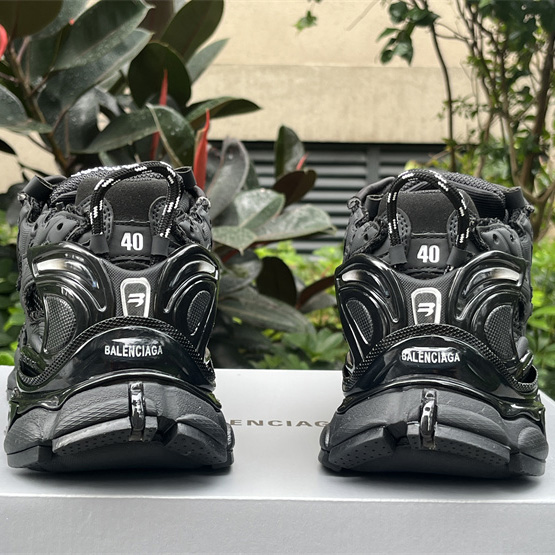 Balenciaga Runner Sneaker In Matte Black - DesignerGu