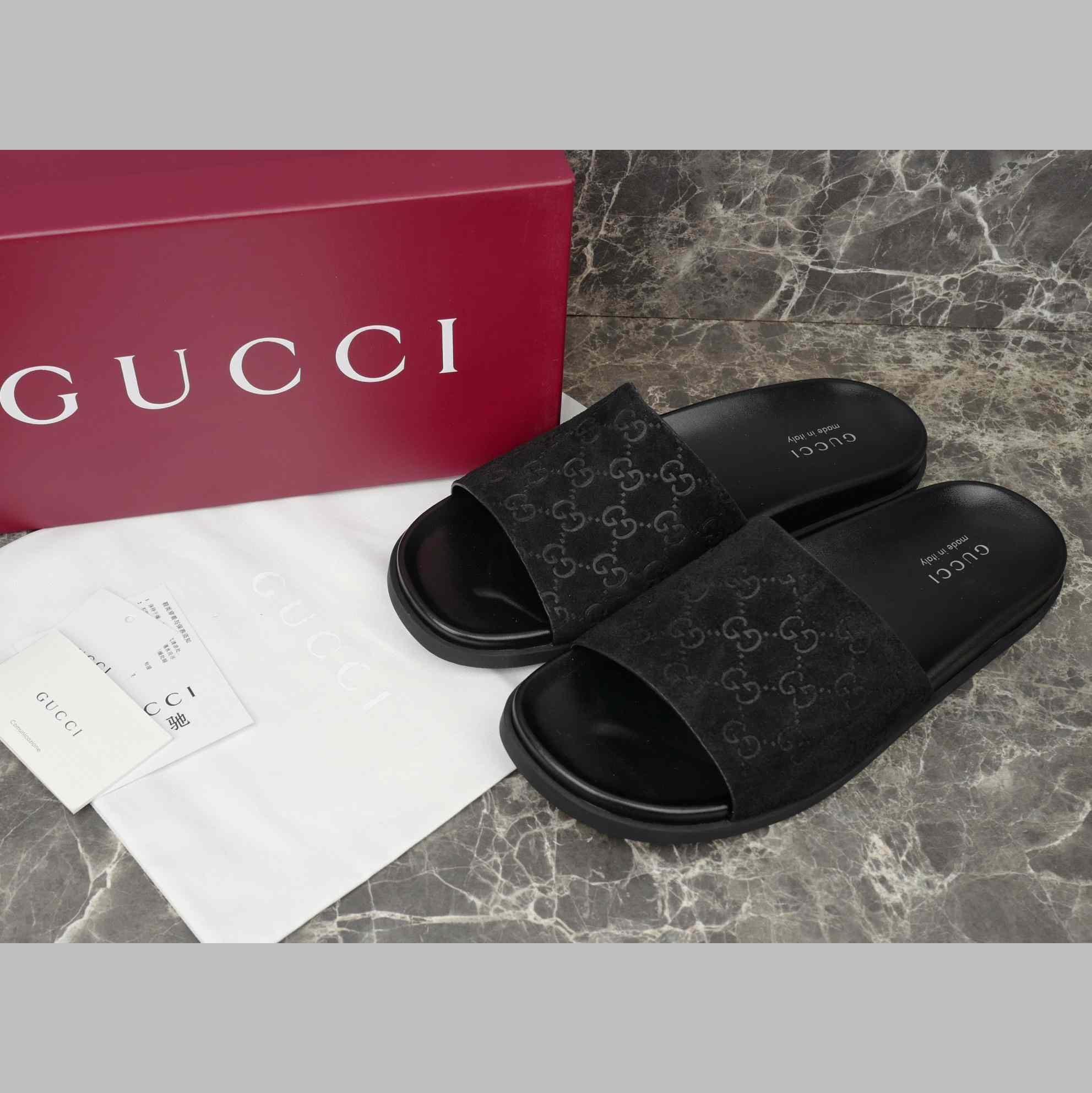 Gucci Men's Slide Sandal - DesignerGu