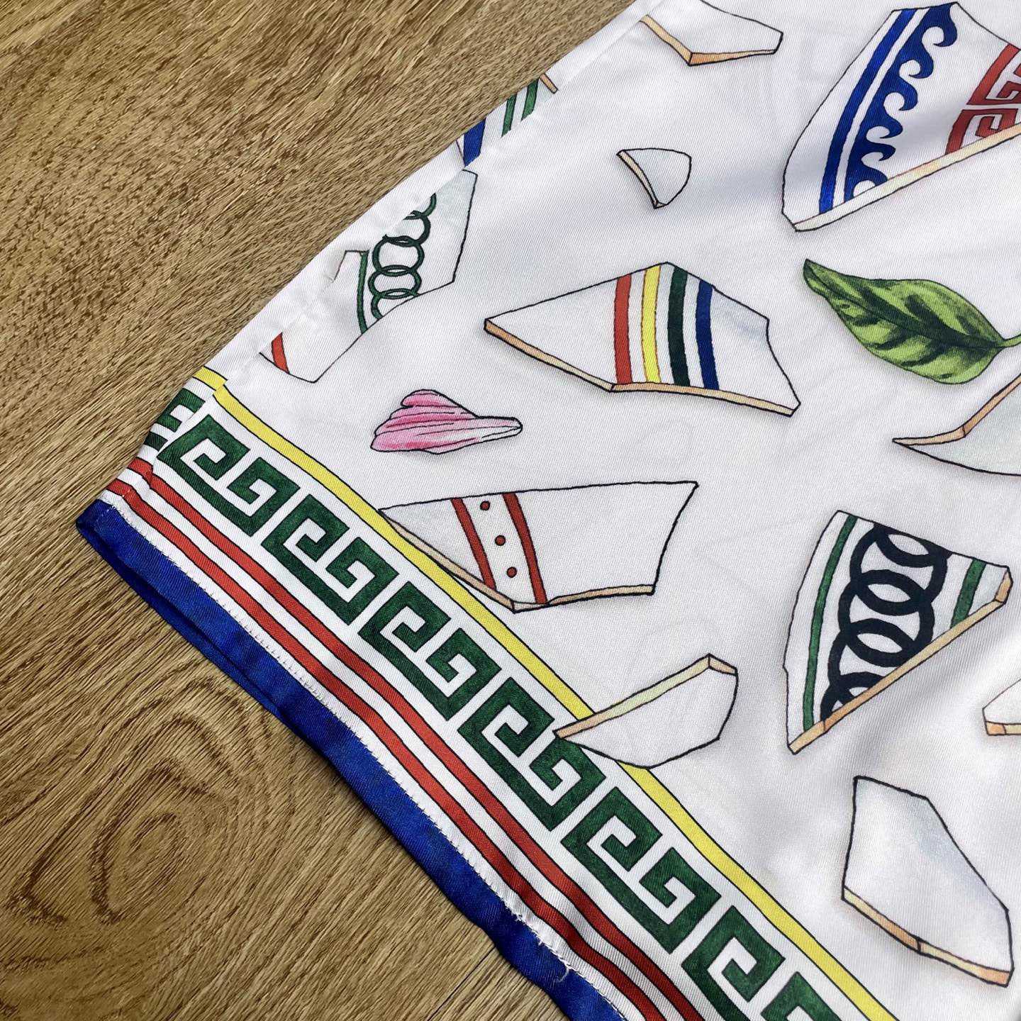 Casablanca Le Vase Brise Short Sleeve Silk Shirt    CA3531 - DesignerGu