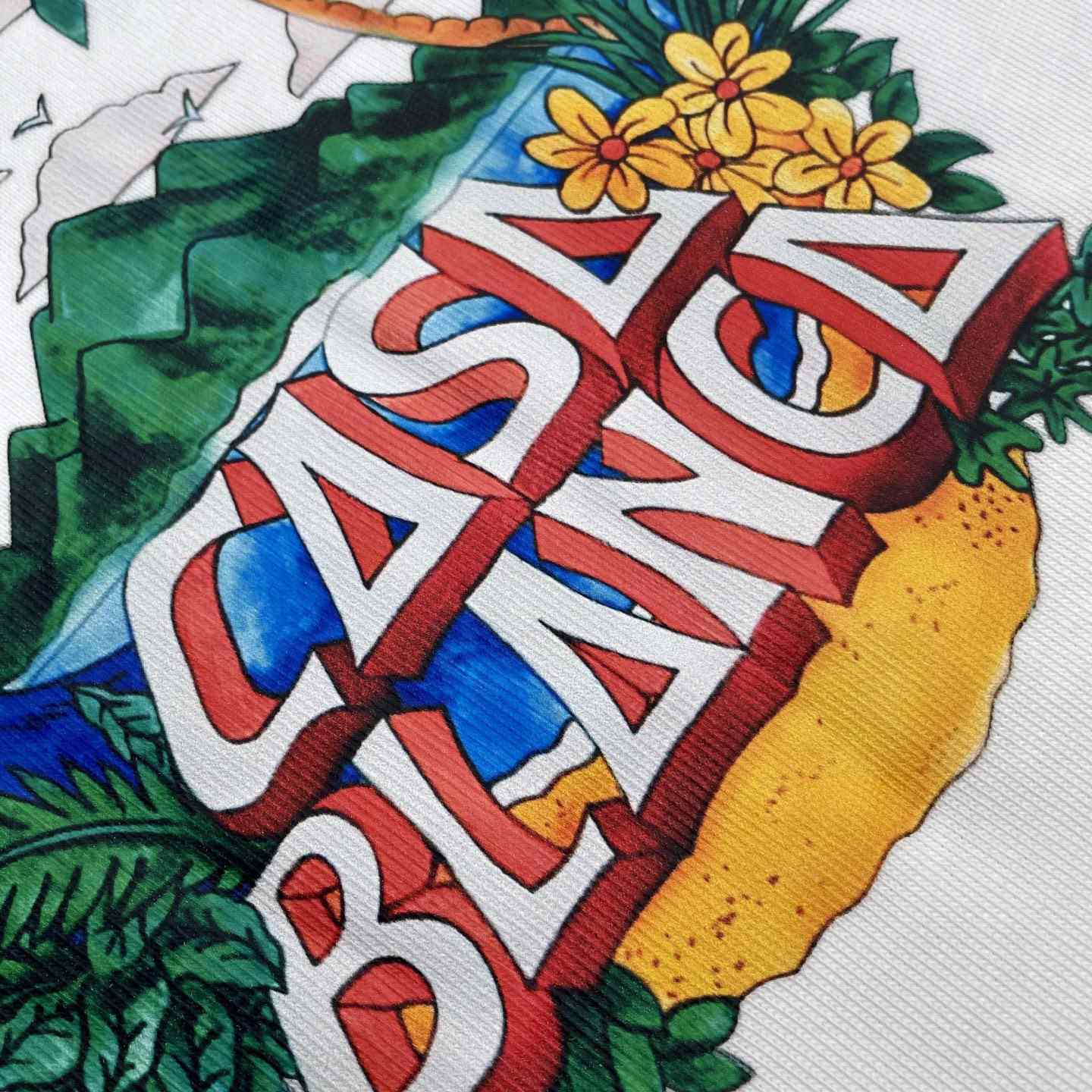 Casablanca Black 'Casa' Beach Wave T-Shirt   C991 - DesignerGu