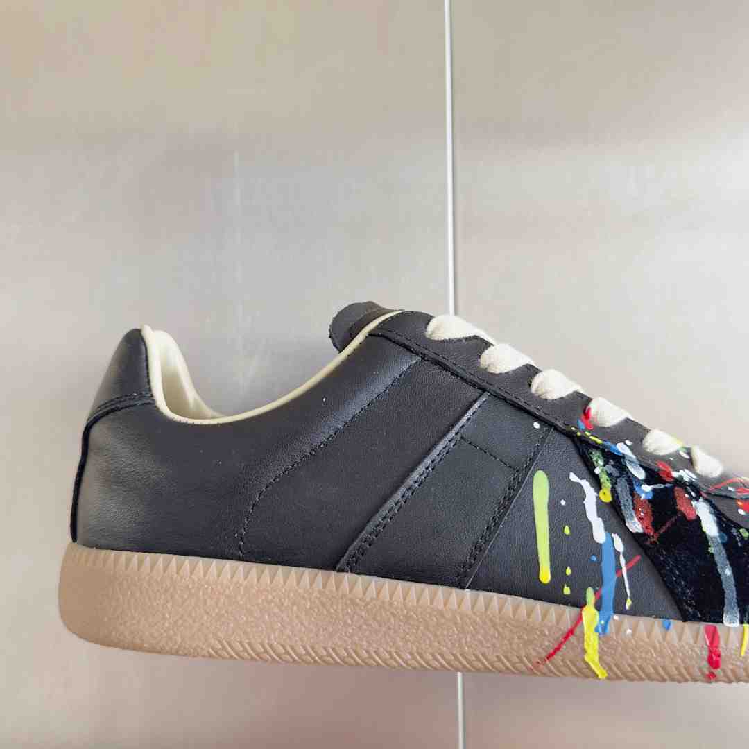 Maison Margiela Wmns Replica Low 'Paint Splatter - Black Pollock' - DesignerGu