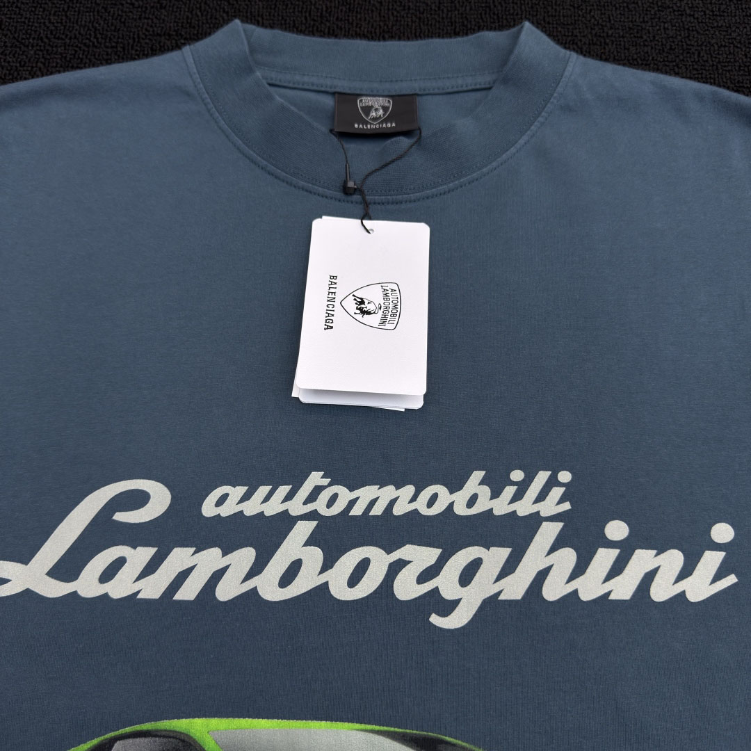 Balenciaga Automobili Lamborghini Oversized T-Shirt  - DesignerGu
