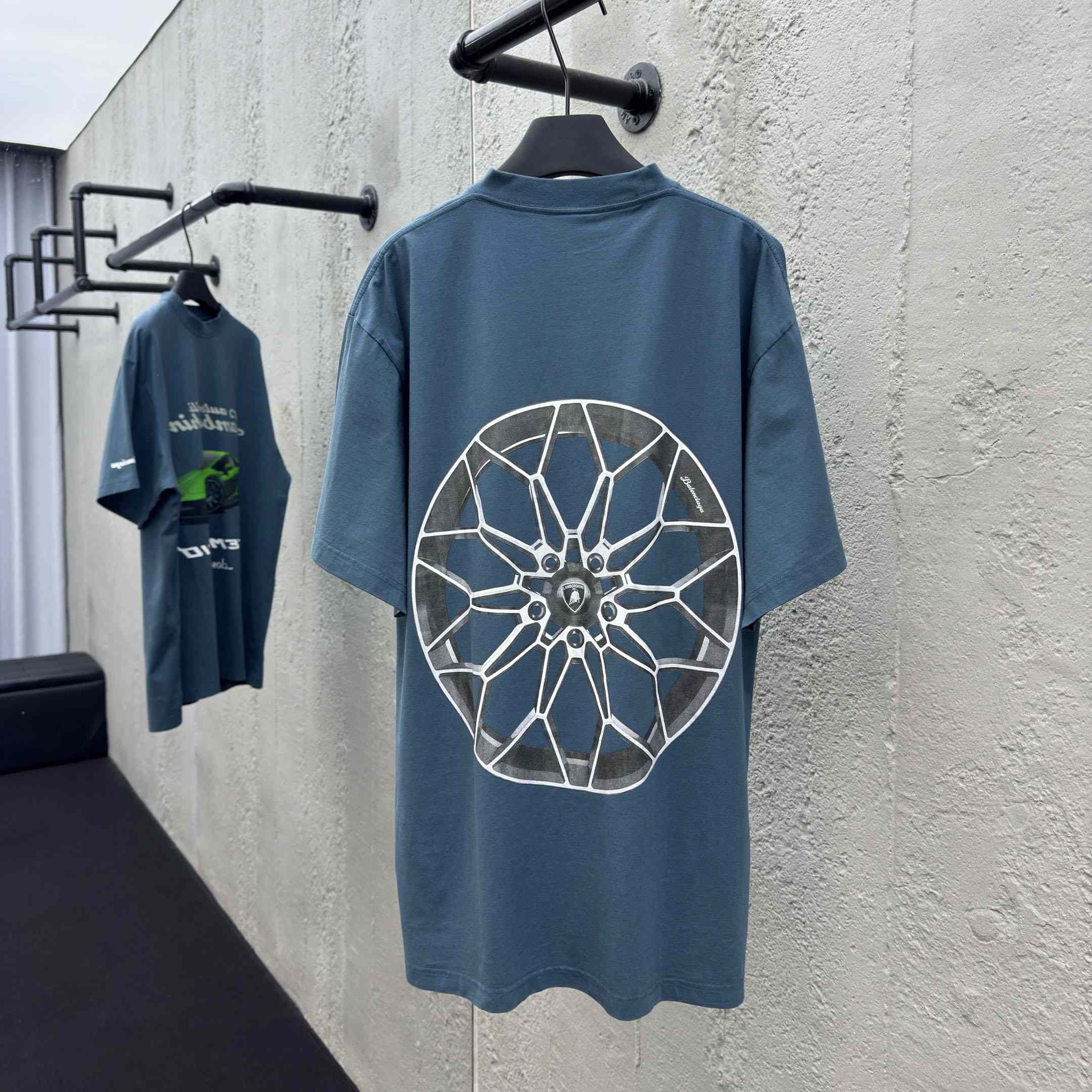 Balenciaga Automobili Lamborghini Oversized T-Shirt  - DesignerGu
