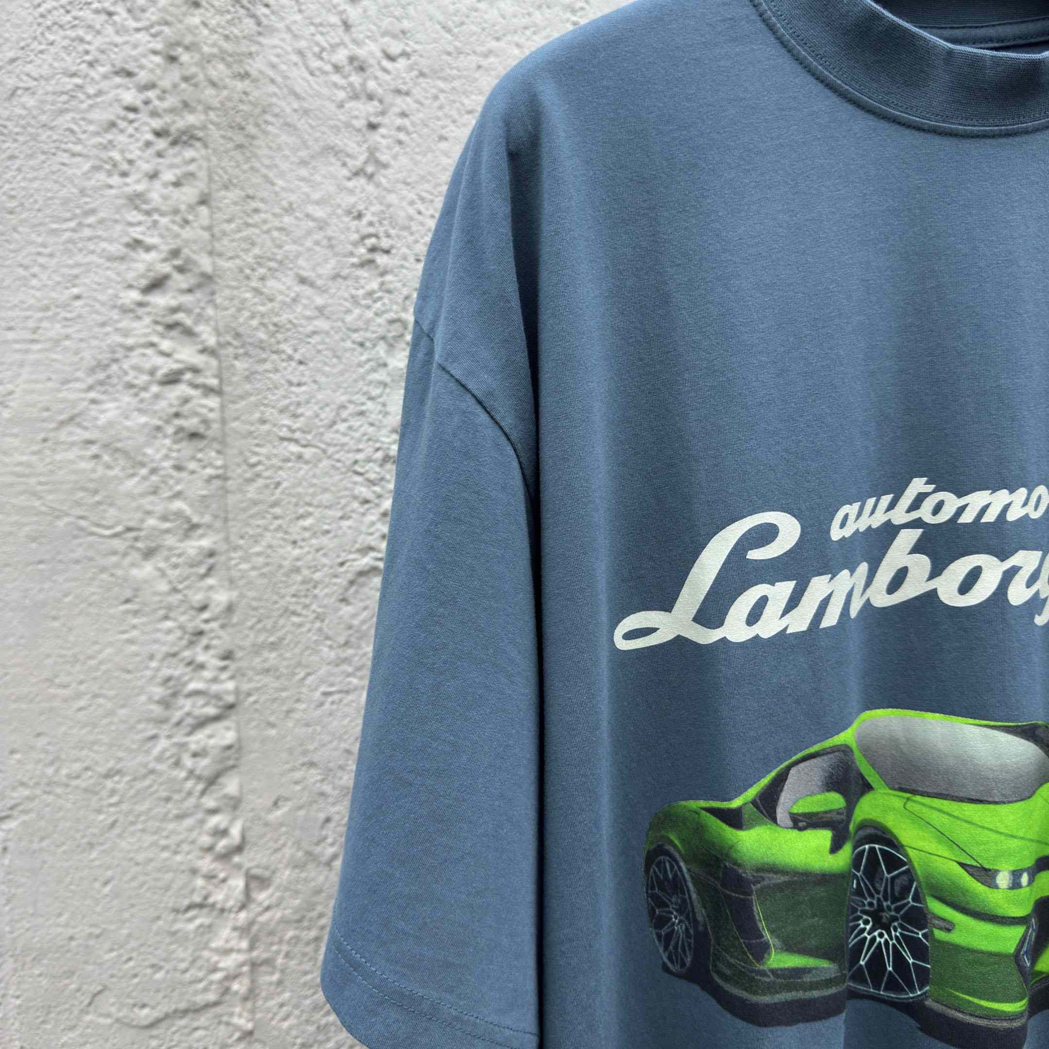 Balenciaga Automobili Lamborghini Oversized T-Shirt  - DesignerGu