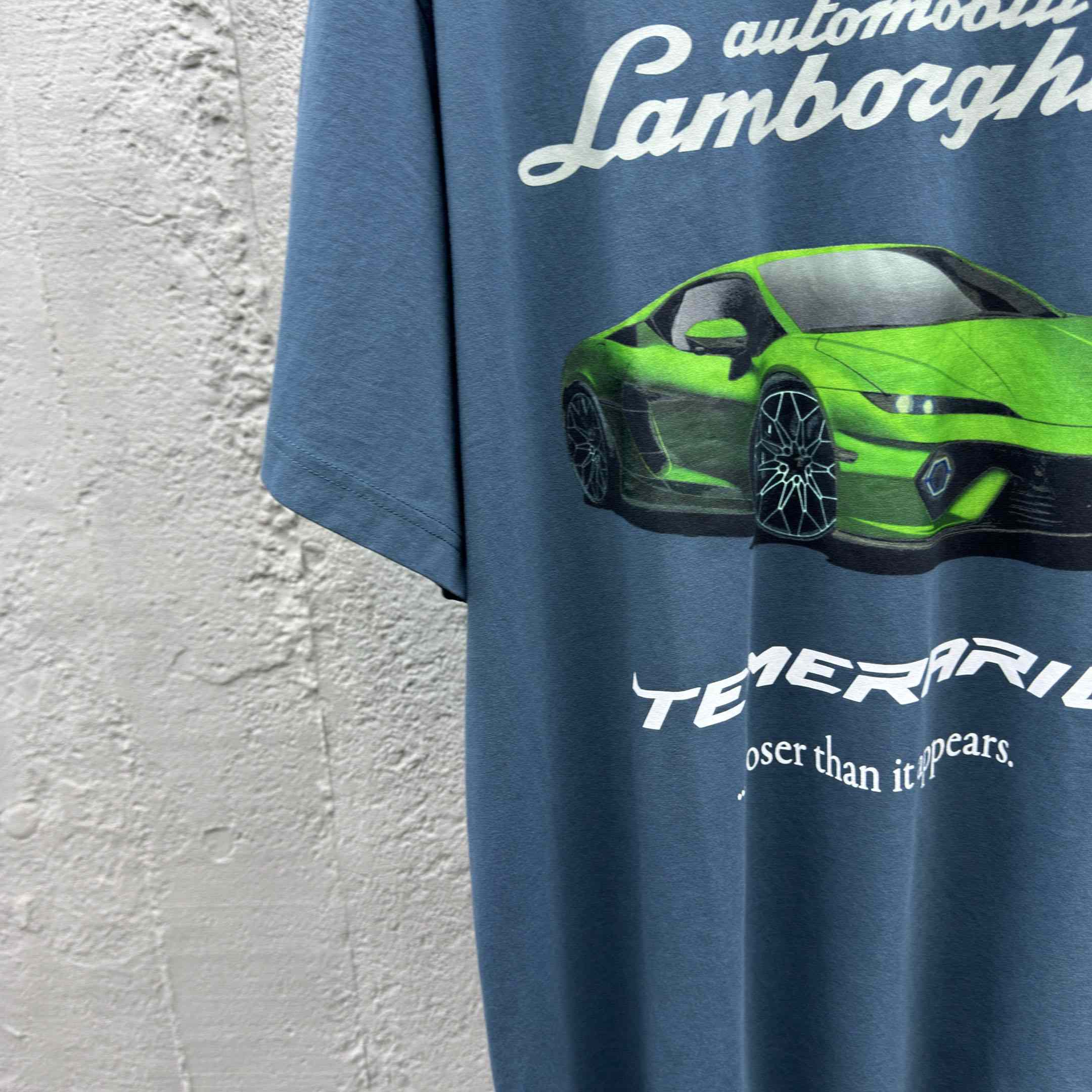 Balenciaga Automobili Lamborghini Oversized T-Shirt  - DesignerGu