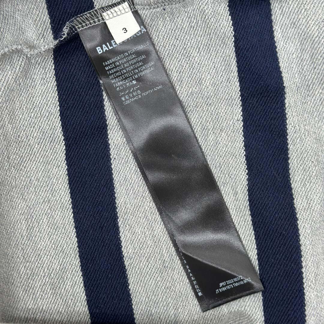 Balenciaga Laurel Classic Oversized Polo In Heavy Grey - DesignerGu