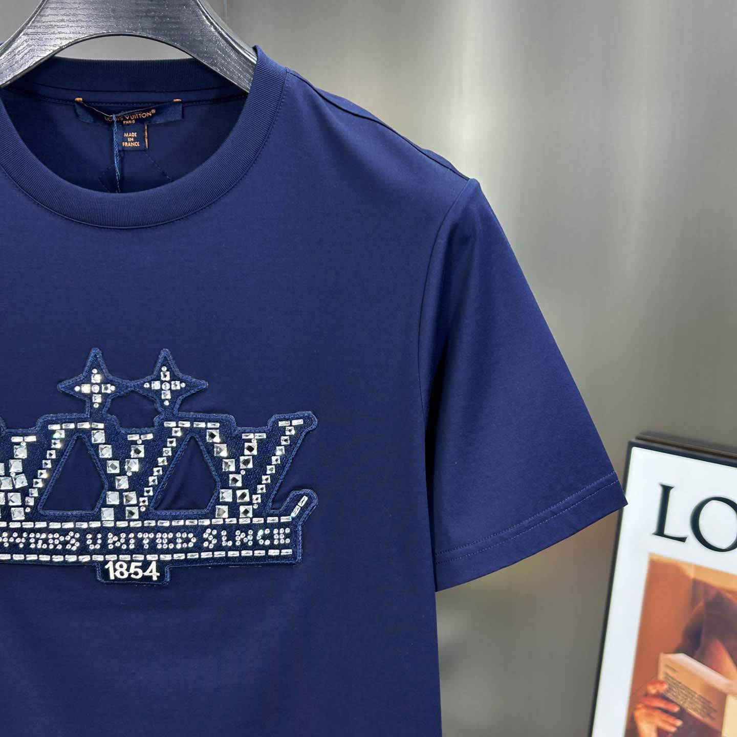 Louis Vuitton Embellished Cotton T-Shirt   1AHCNN - DesignerGu