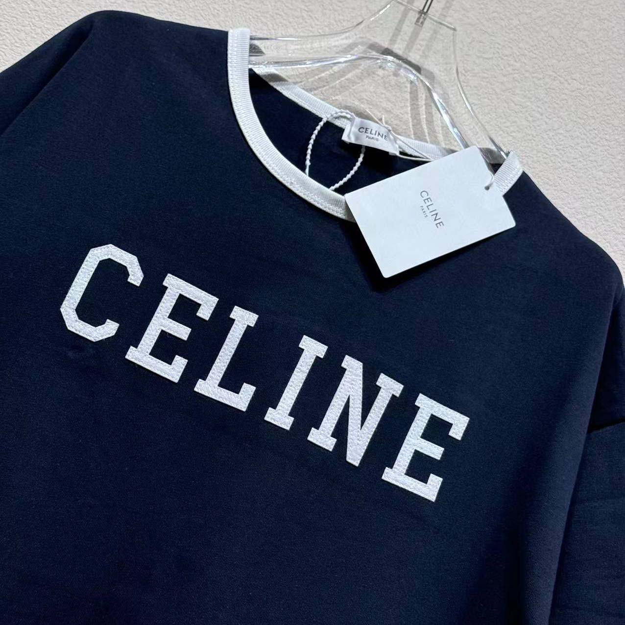 Celine T-shirt In Cotton Jersey - DesignerGu