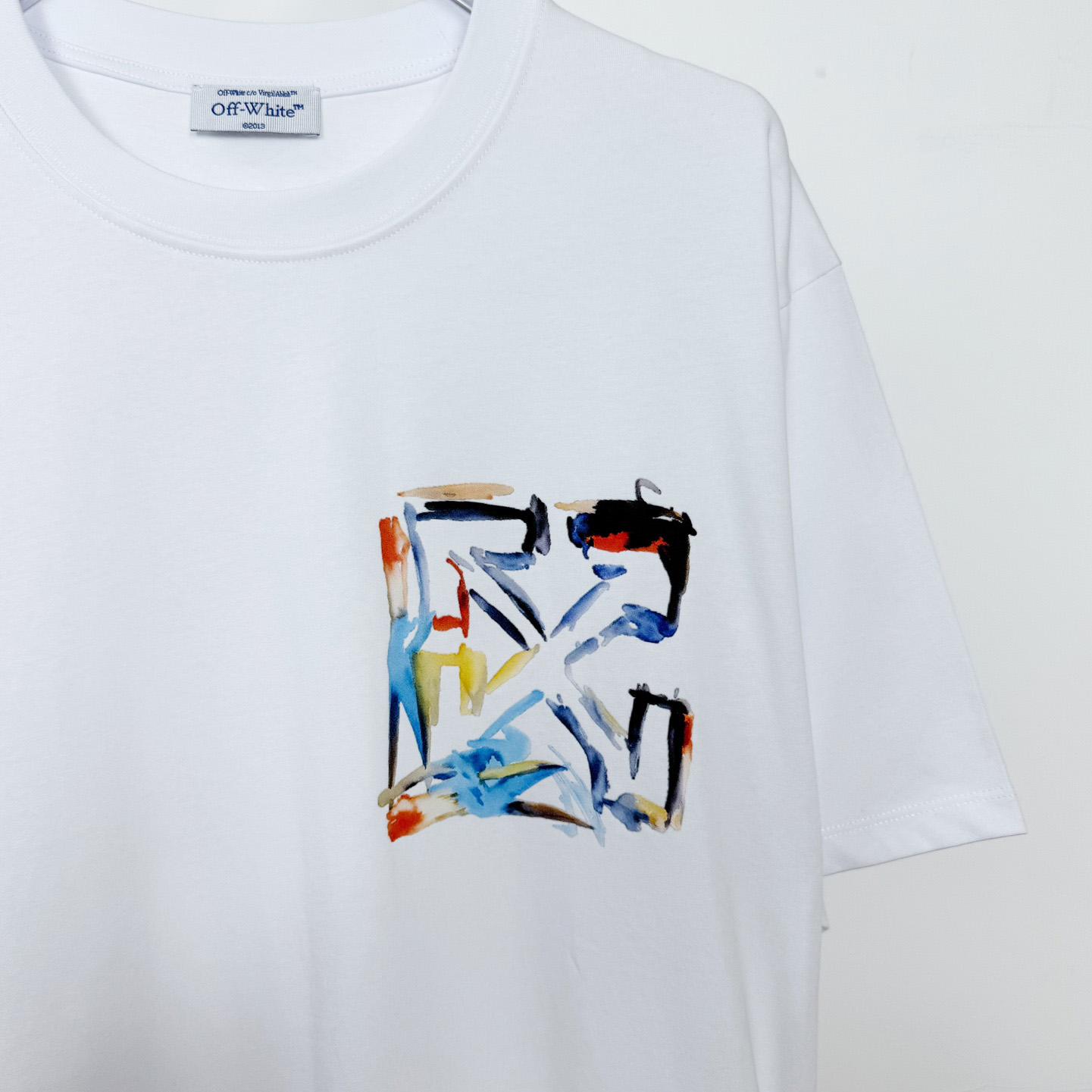 Off-White Watercolor Arrow T-Shirt - DesignerGu