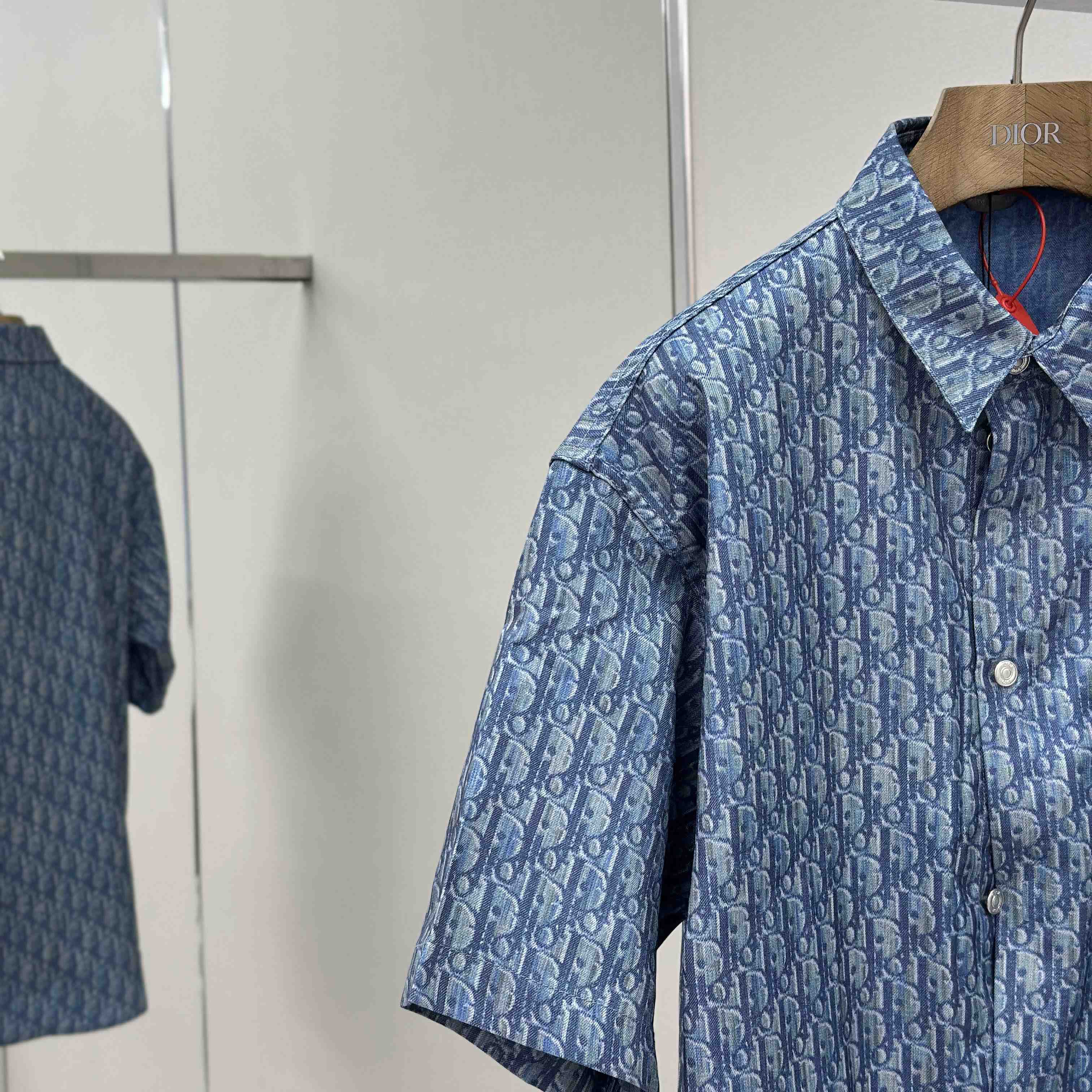 Dior Oblique Short-Sleeved Shirt - DesignerGu