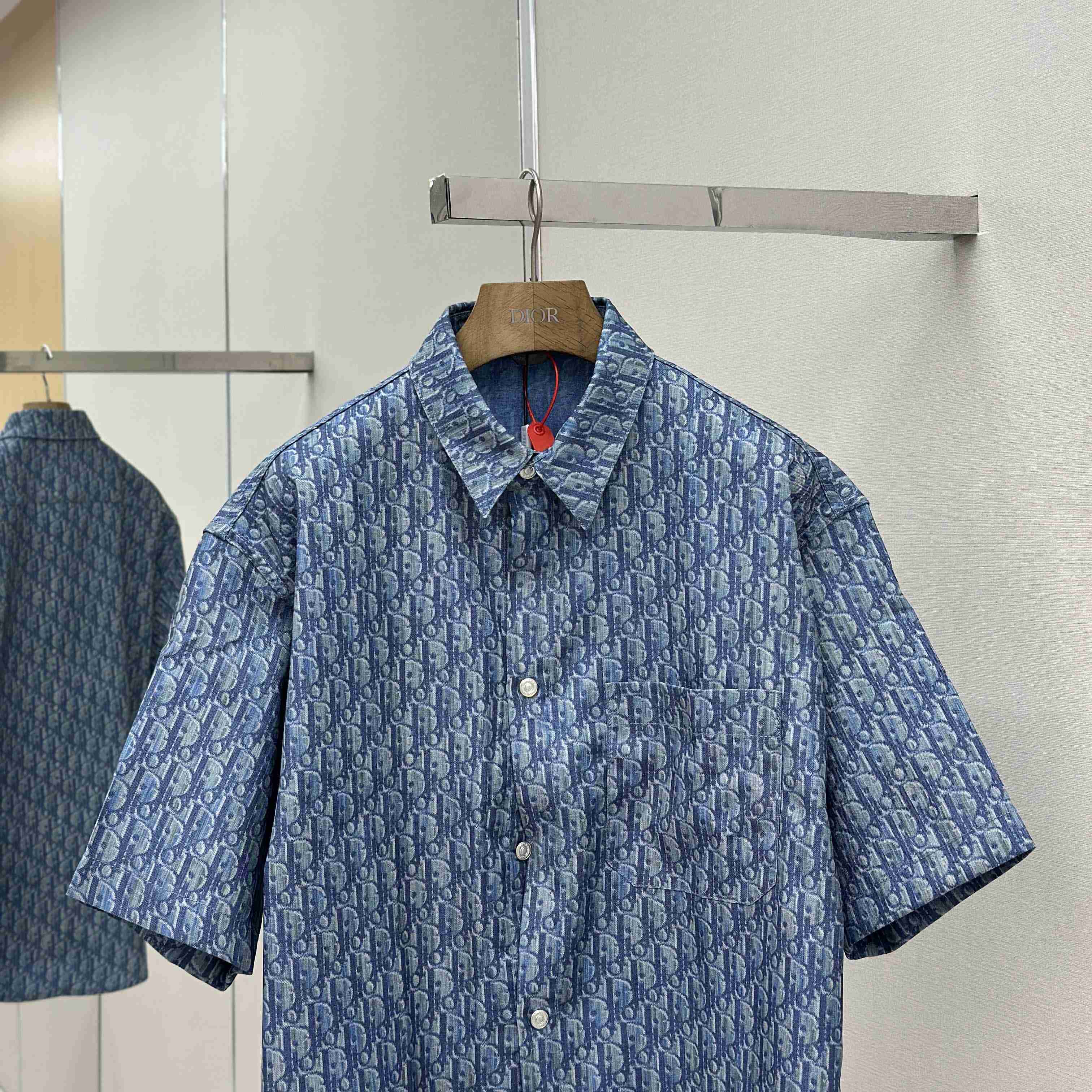 Dior Oblique Short-Sleeved Shirt - DesignerGu