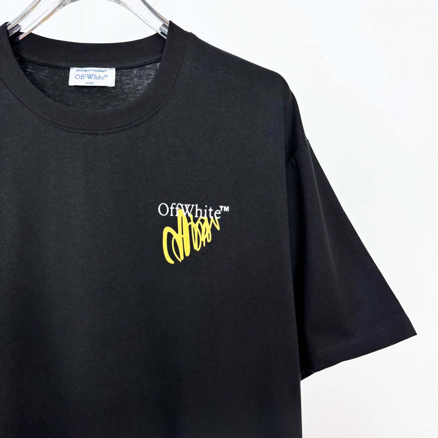 Off White Sketch Arrow T-Shirt - DesignerGu