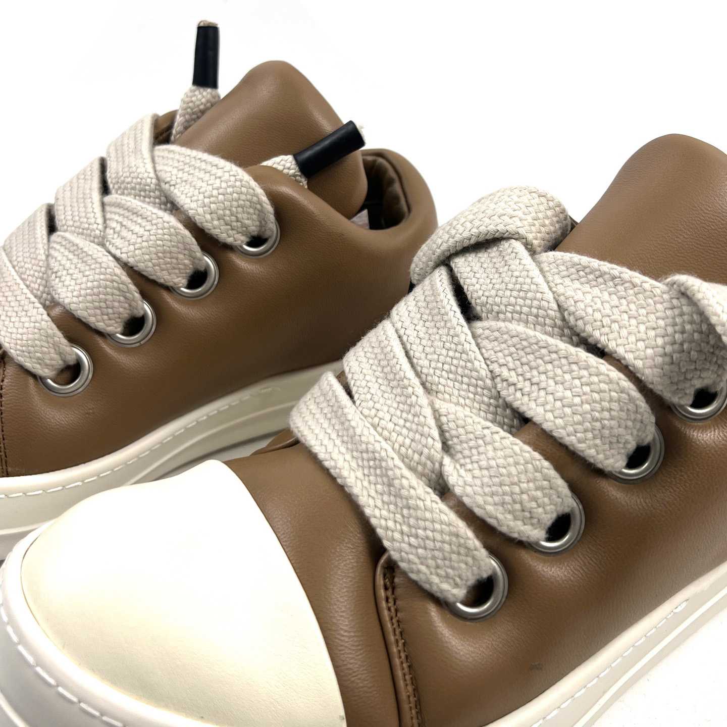 Rick Owens Jumbolaced Padded Sneakers - DesignerGu