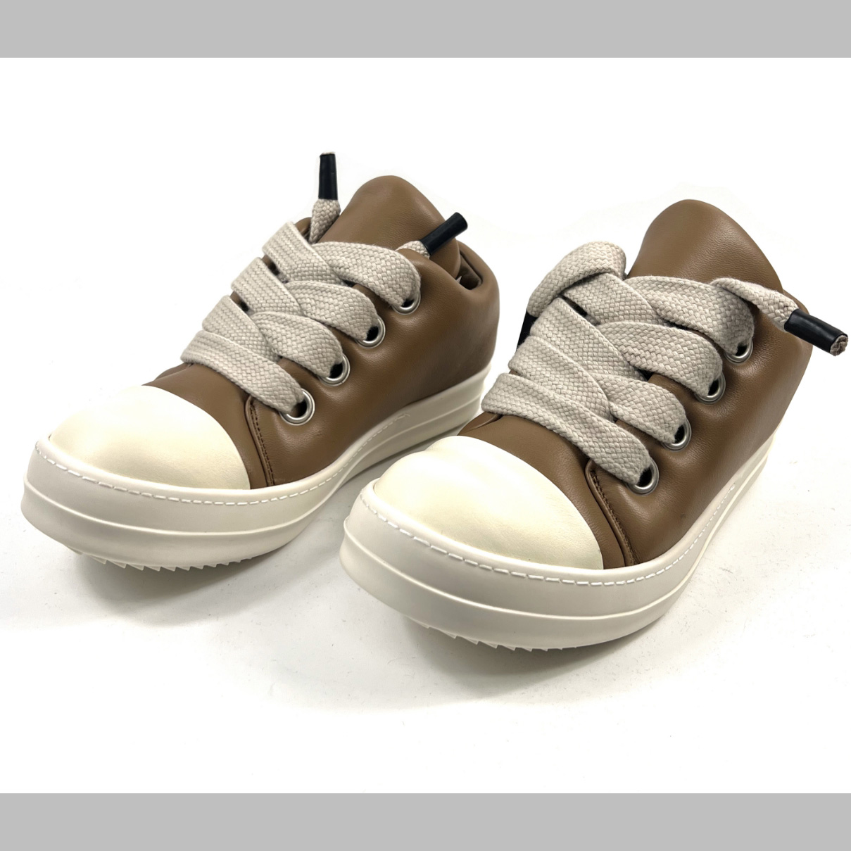 Rick Owens Jumbolaced Padded Sneakers - DesignerGu