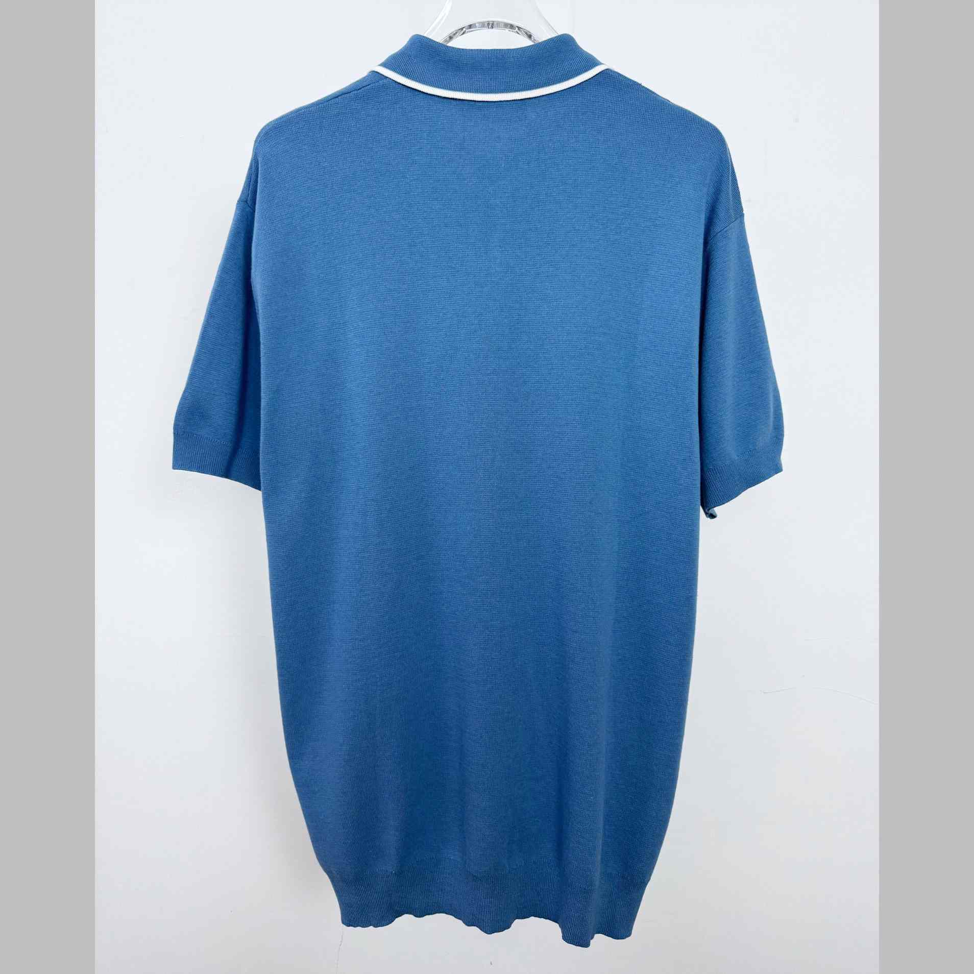 Gucci Gg Silk And Cotton Jacquard Polo Shirt - DesignerGu