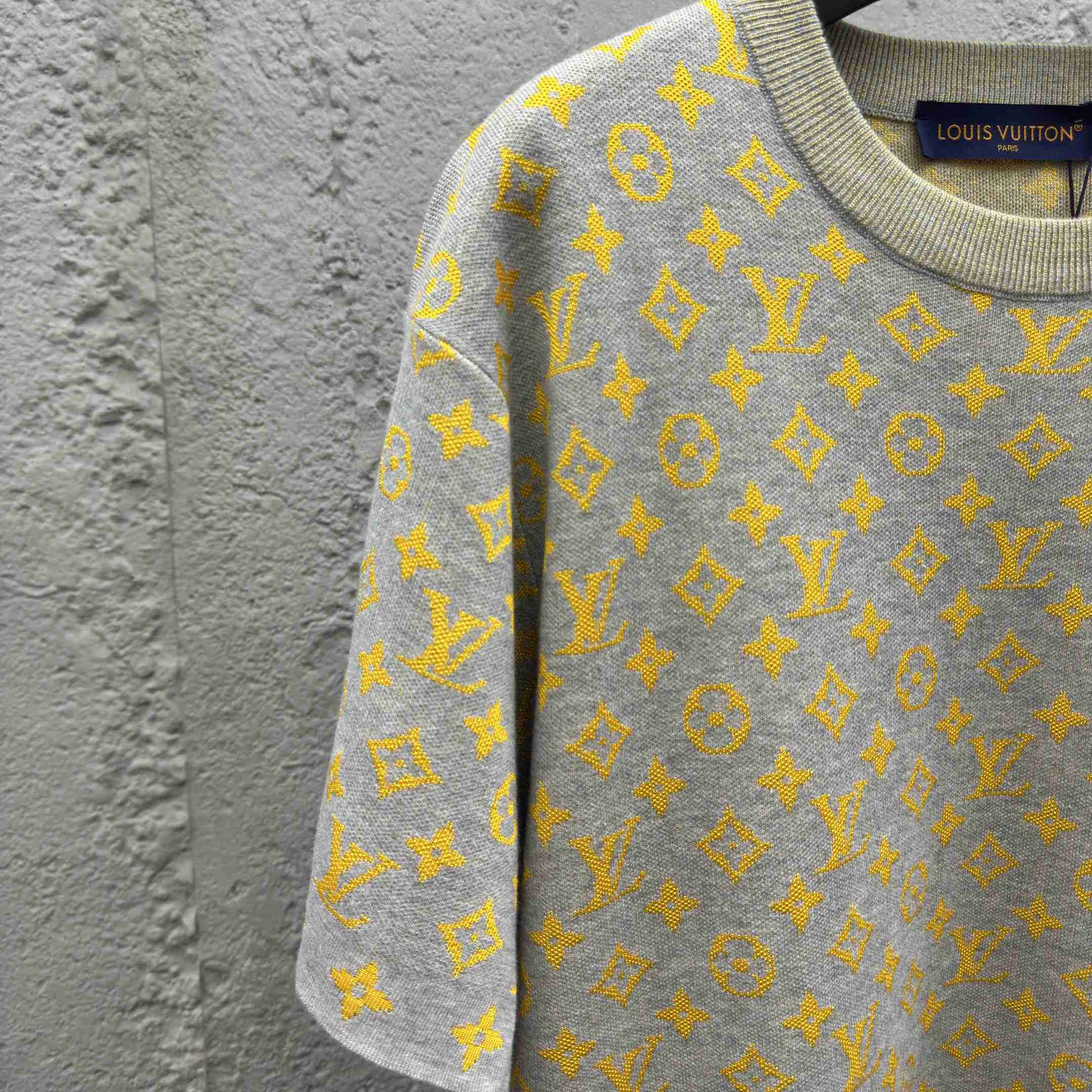 Louis Vuitton Monogram Short-Sleeved Crewneck   1AHVPD - DesignerGu