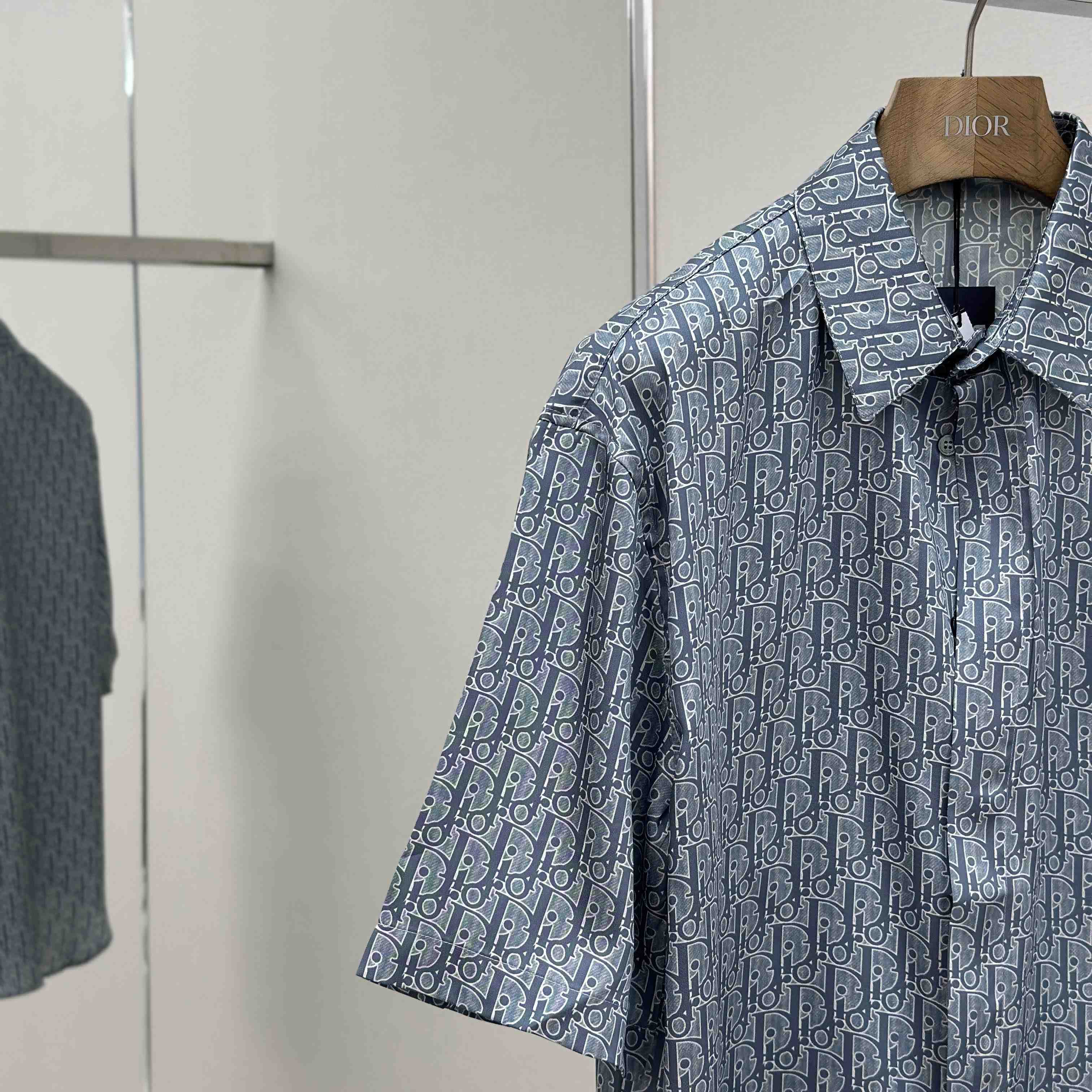 Dior Oblique Short-Sleeved Shirt - DesignerGu