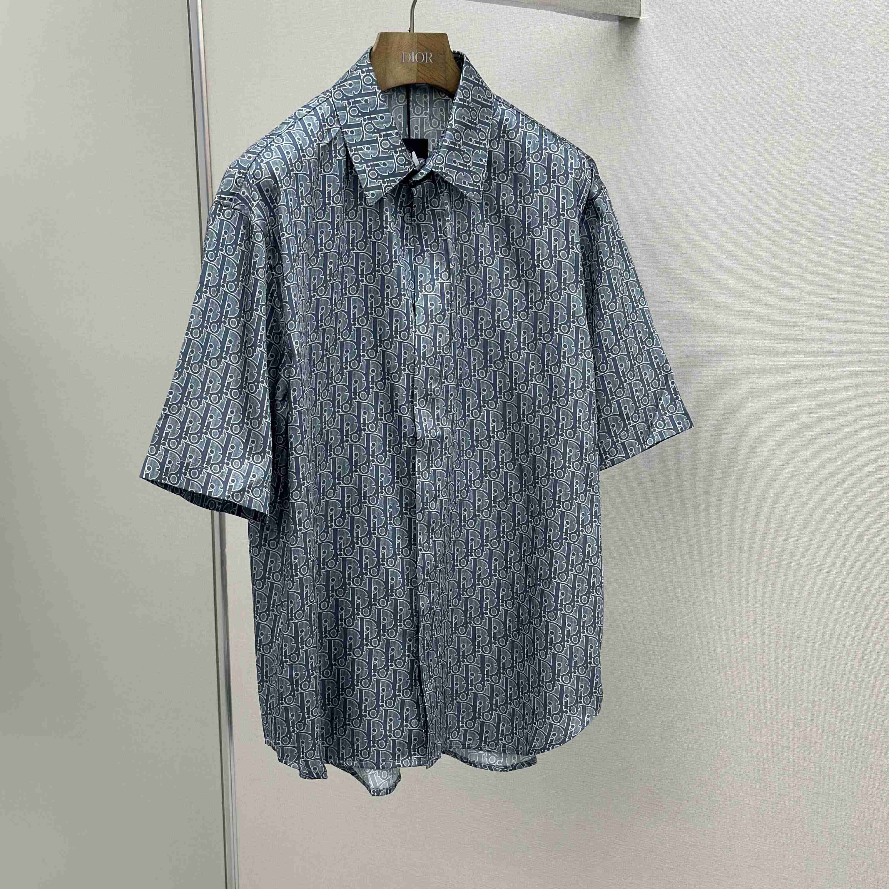 Dior Oblique Short-Sleeved Shirt - DesignerGu
