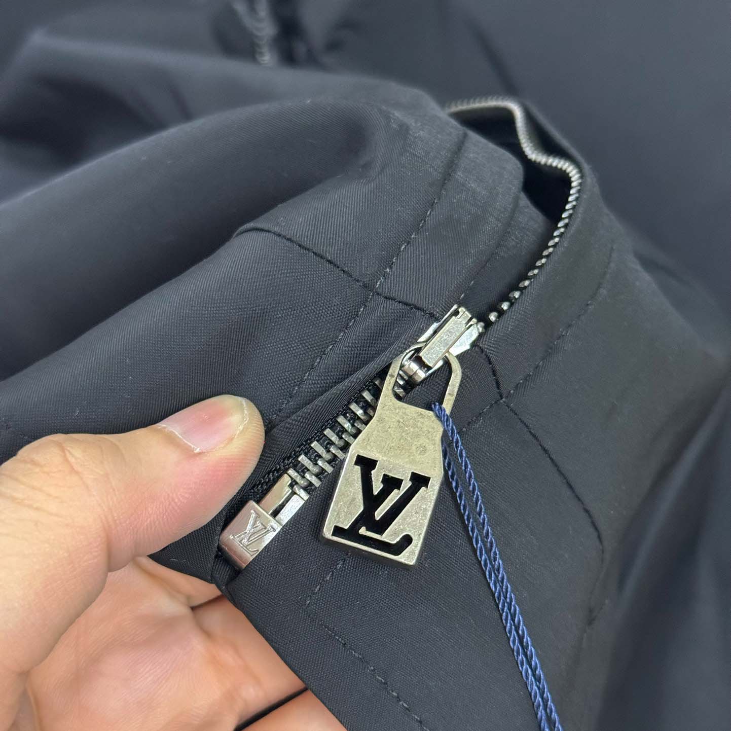 Louis Vuitton Leather Mix Track Top   1AHVM1 - DesignerGu