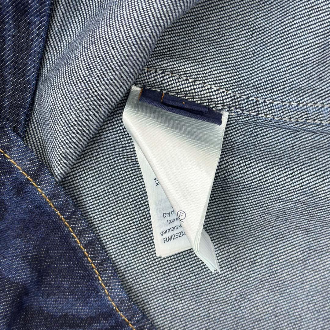 Louis Vuitton Short-Sleeved Denim Shirt   1AHVVK - DesignerGu