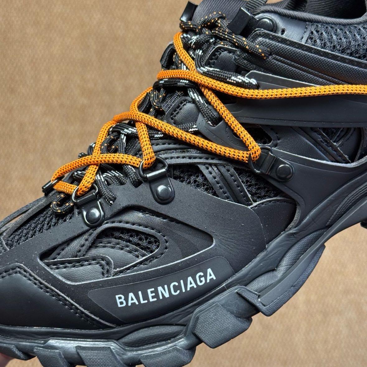 Balenciaga Track Trail Laces Sneaker In Black - DesignerGu