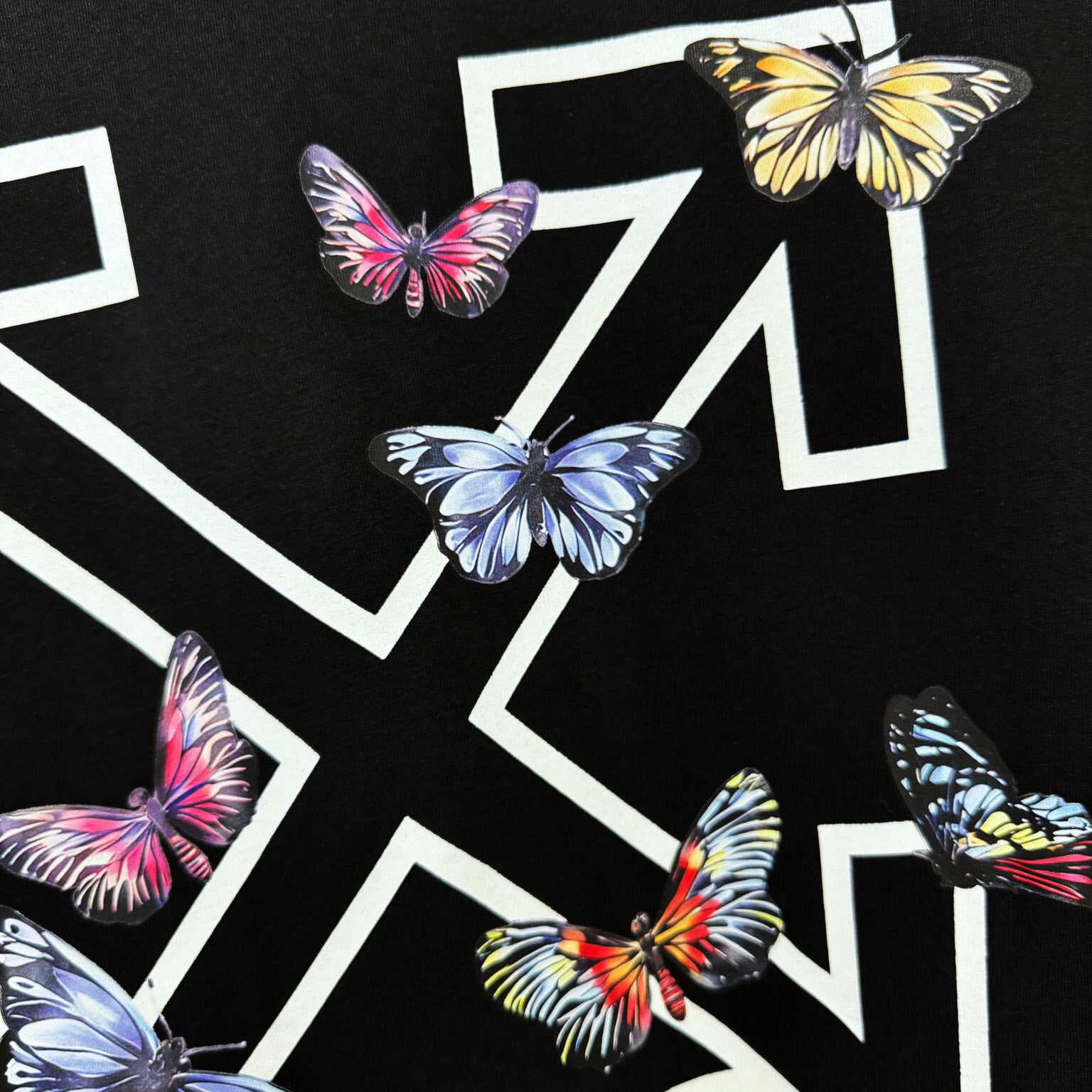 Off-White Arrow Butterfly Top Black - DesignerGu